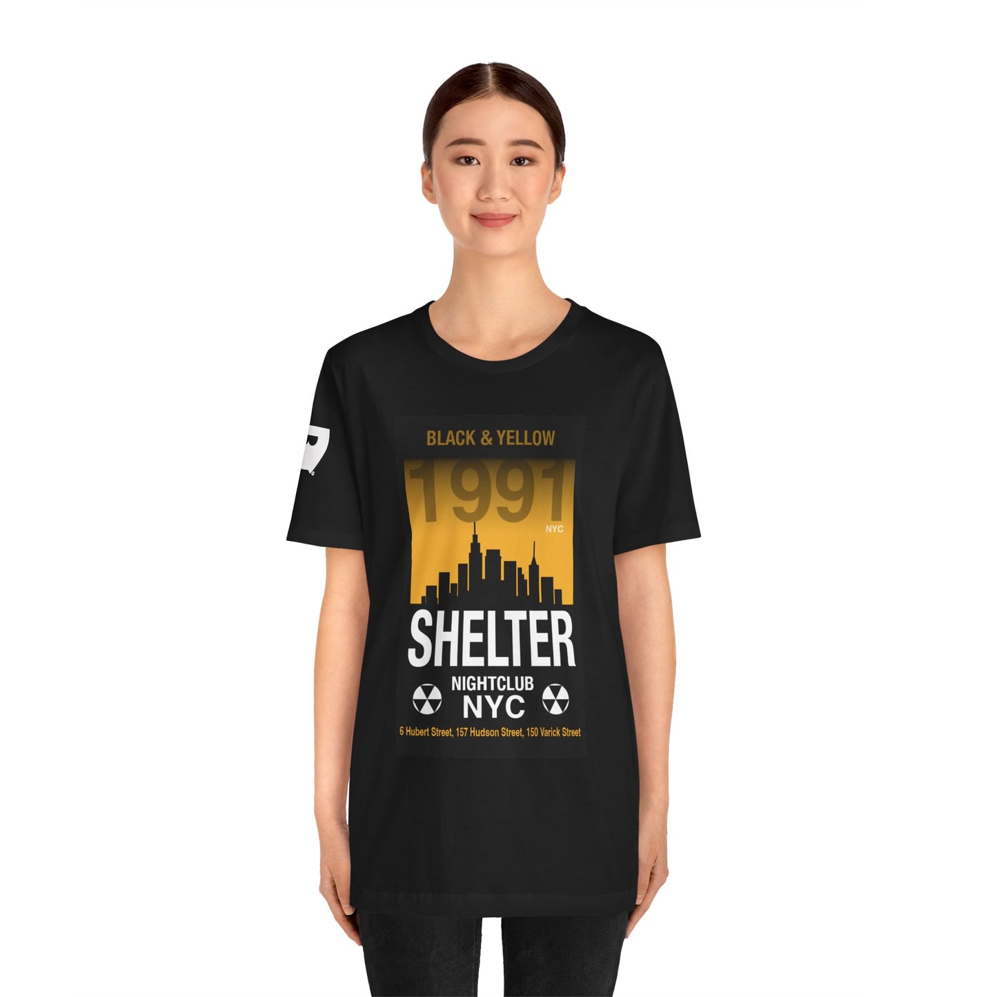 001 Club Shelter Unisex Short Sleeve Tee