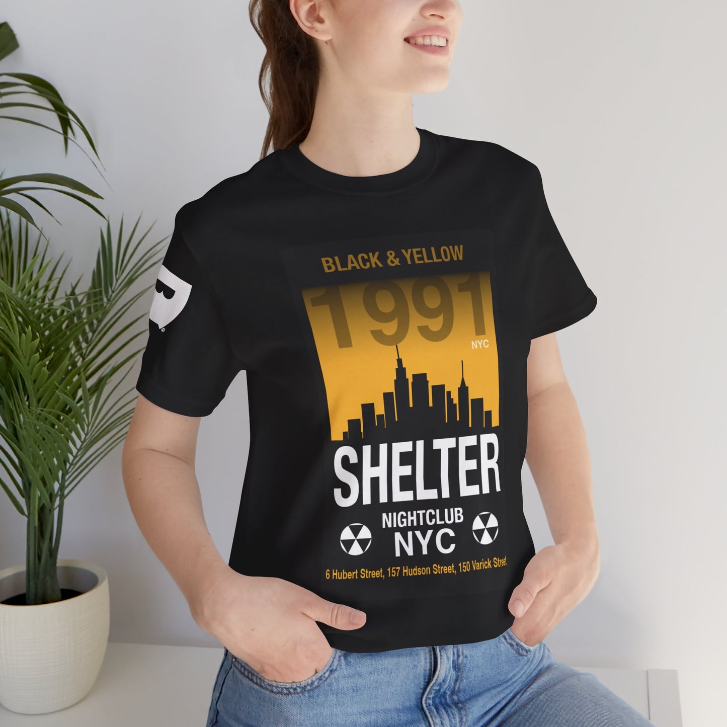 001 Club Shelter Unisex Short Sleeve Tee