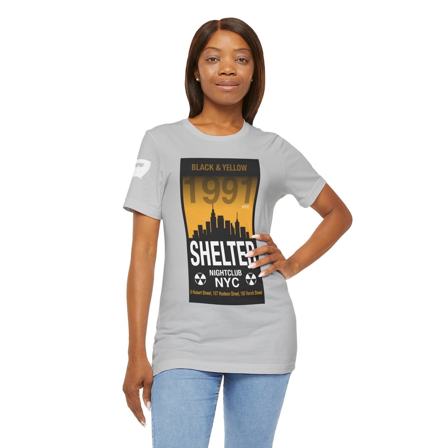 001 Club Shelter Unisex Short Sleeve Tee