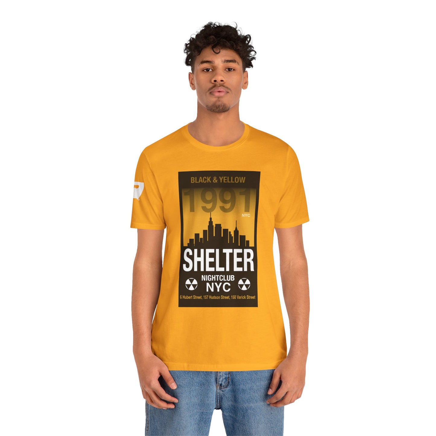 001 Club Shelter Unisex Short Sleeve Tee