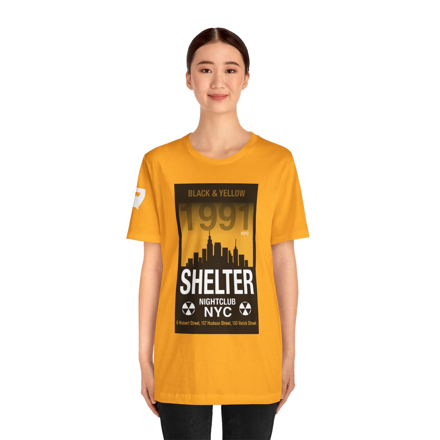 001 Club Shelter Unisex Short Sleeve Tee