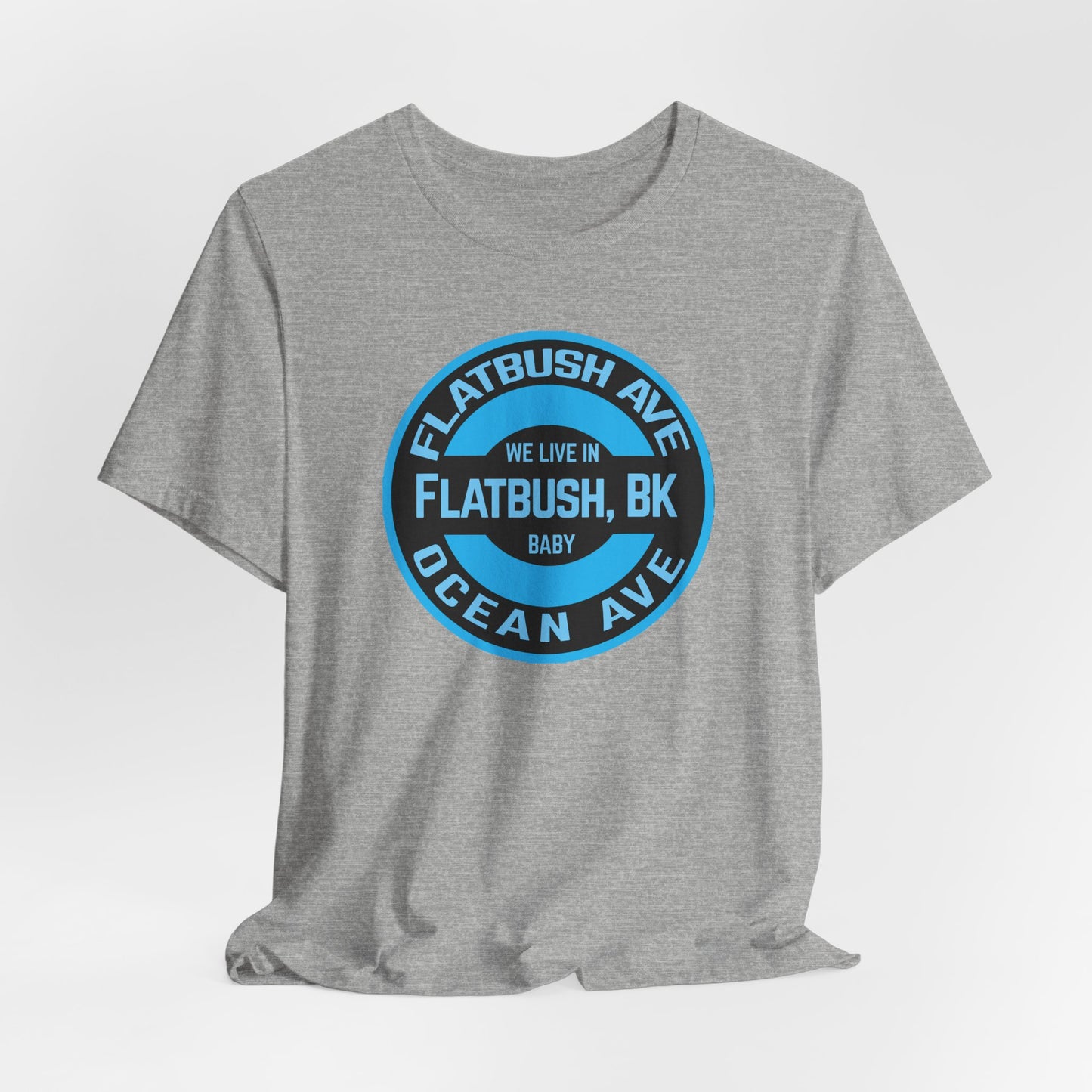 Flatbush, Bk - Blue - Unisex Jersey Short Sleeve Tee