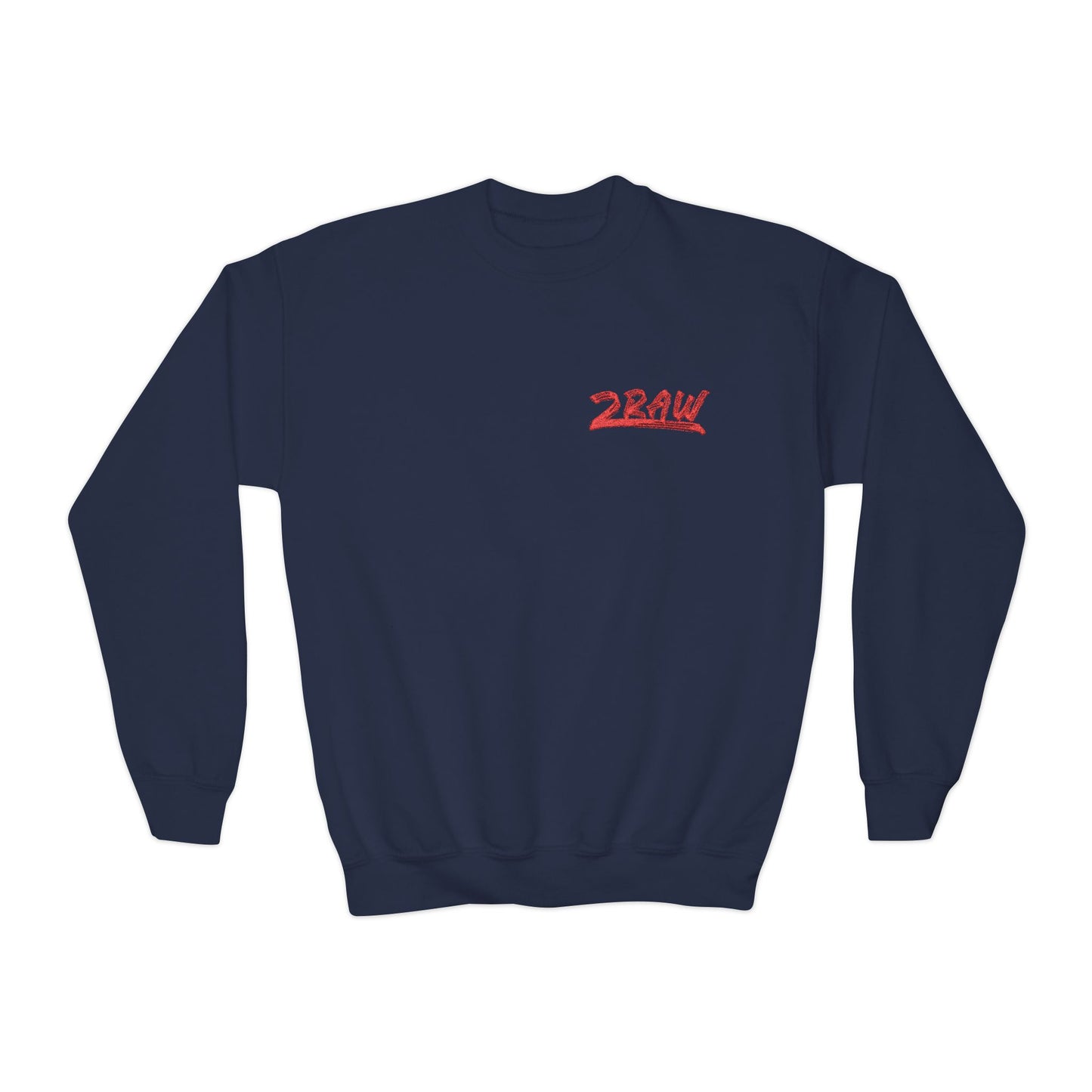 2 RAW - Youth Crewneck Sweatshirt