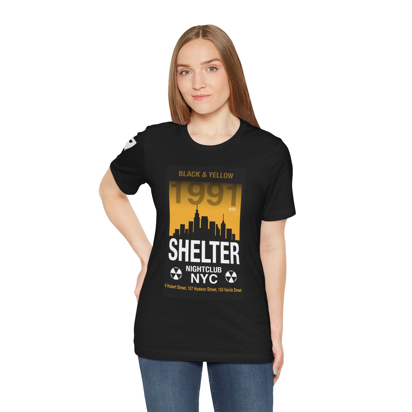 001 Club Shelter Unisex Short Sleeve Tee