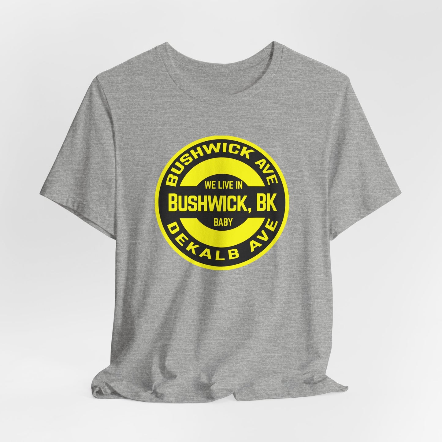 Bushwick, BK - Yellow - Unisex Jersey Short Sleeve Tee