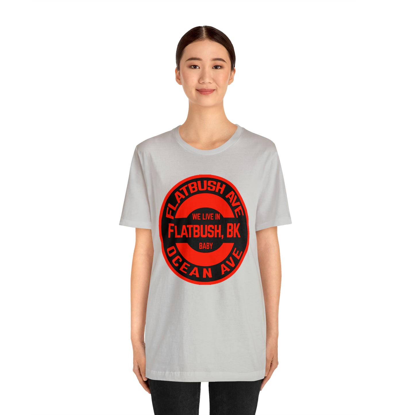 Flatbush, BK - Red - Unisex Jersey Short Sleeve Tee