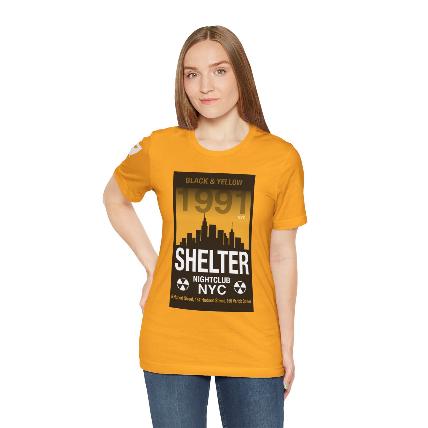 001 Club Shelter Unisex Short Sleeve Tee