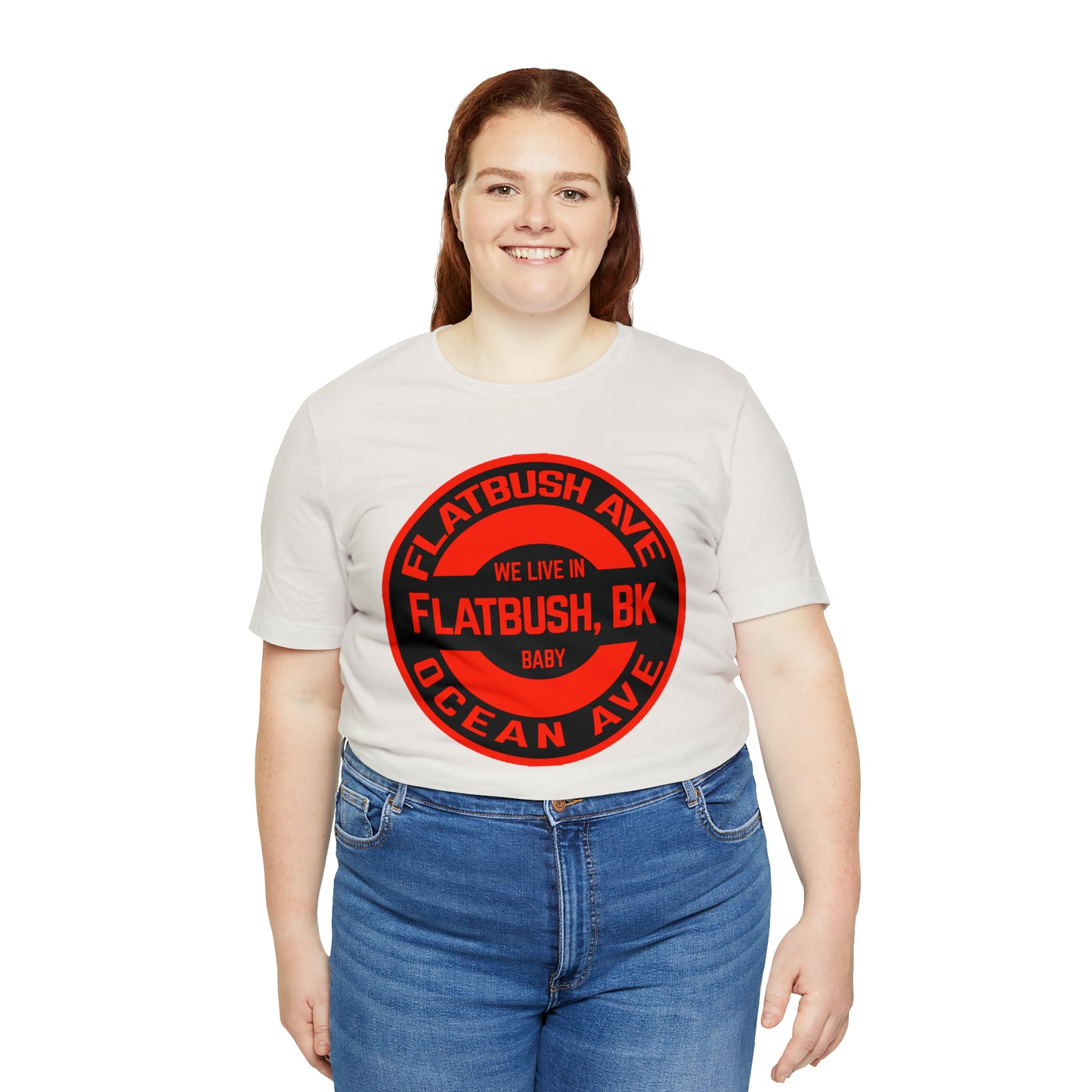 Flatbush, BK - Red - Unisex Jersey Short Sleeve Tee