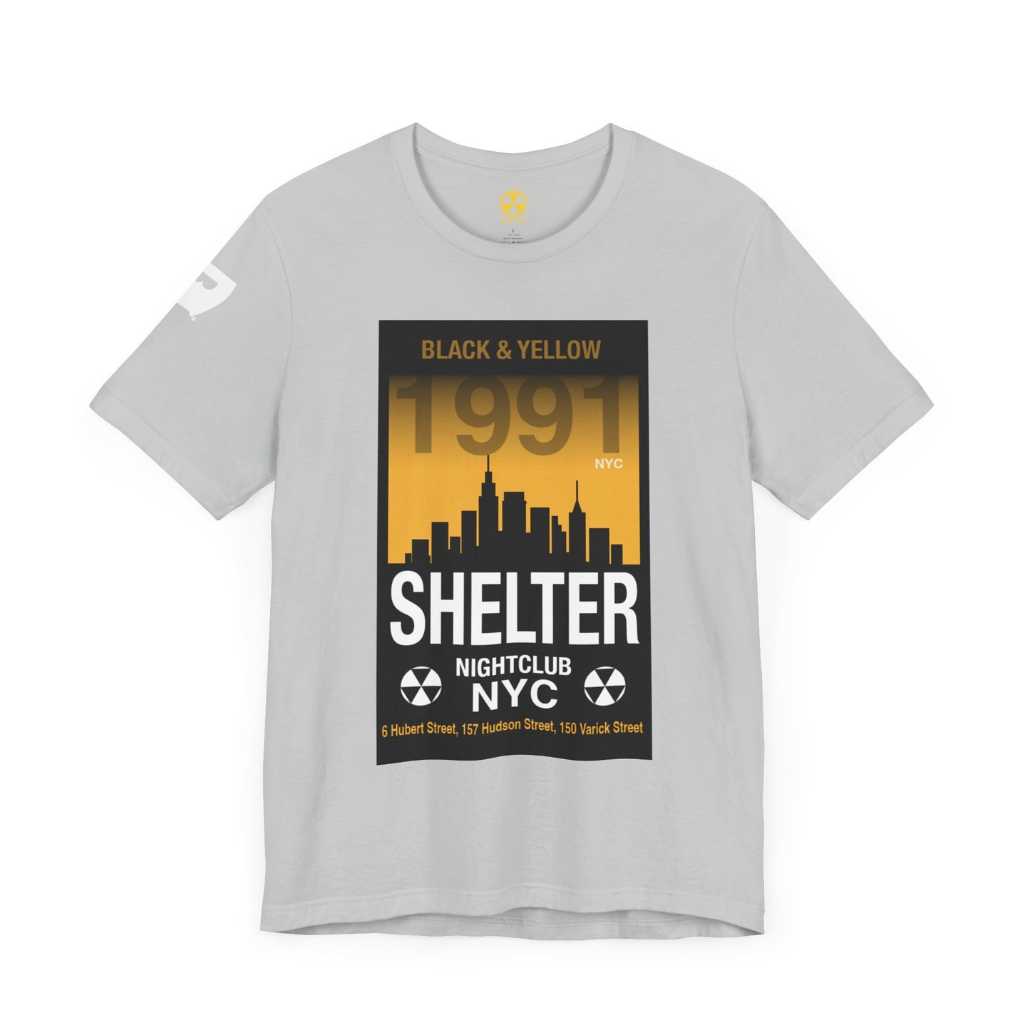 001 Club Shelter Unisex Short Sleeve Tee
