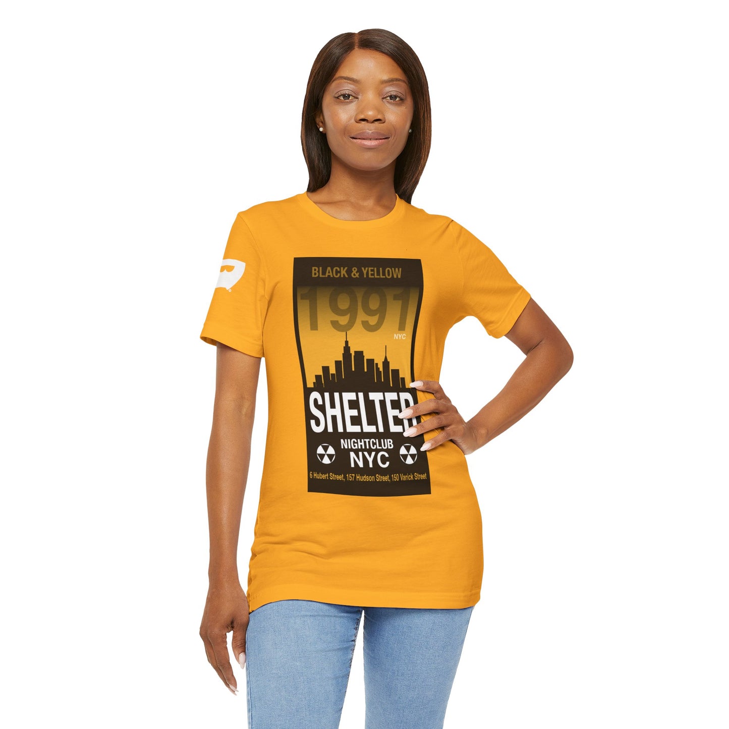 001 Club Shelter Unisex Short Sleeve Tee