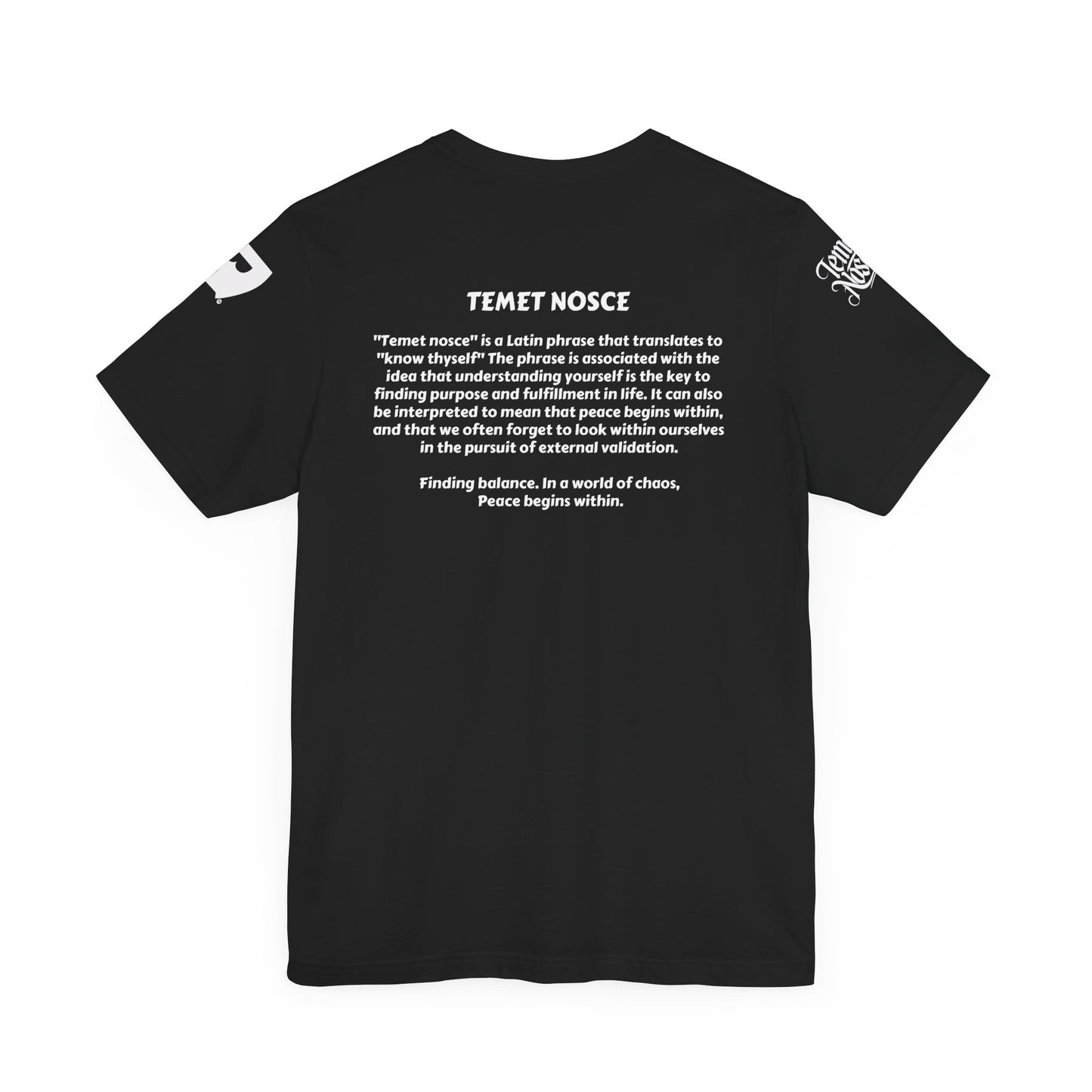1 - Temet Nosce -Unisex Short Sleeve Tee