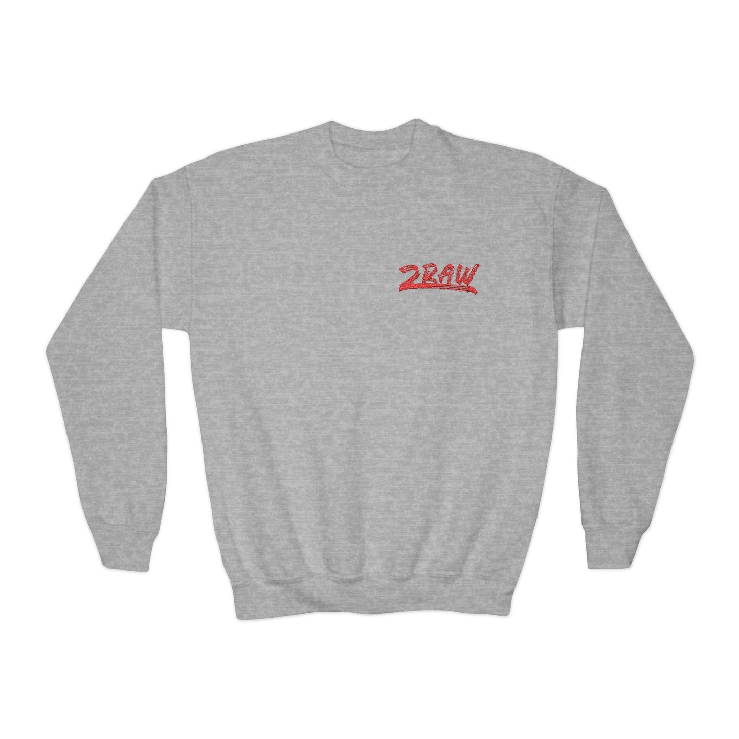 2 RAW - Youth Crewneck Sweatshirt