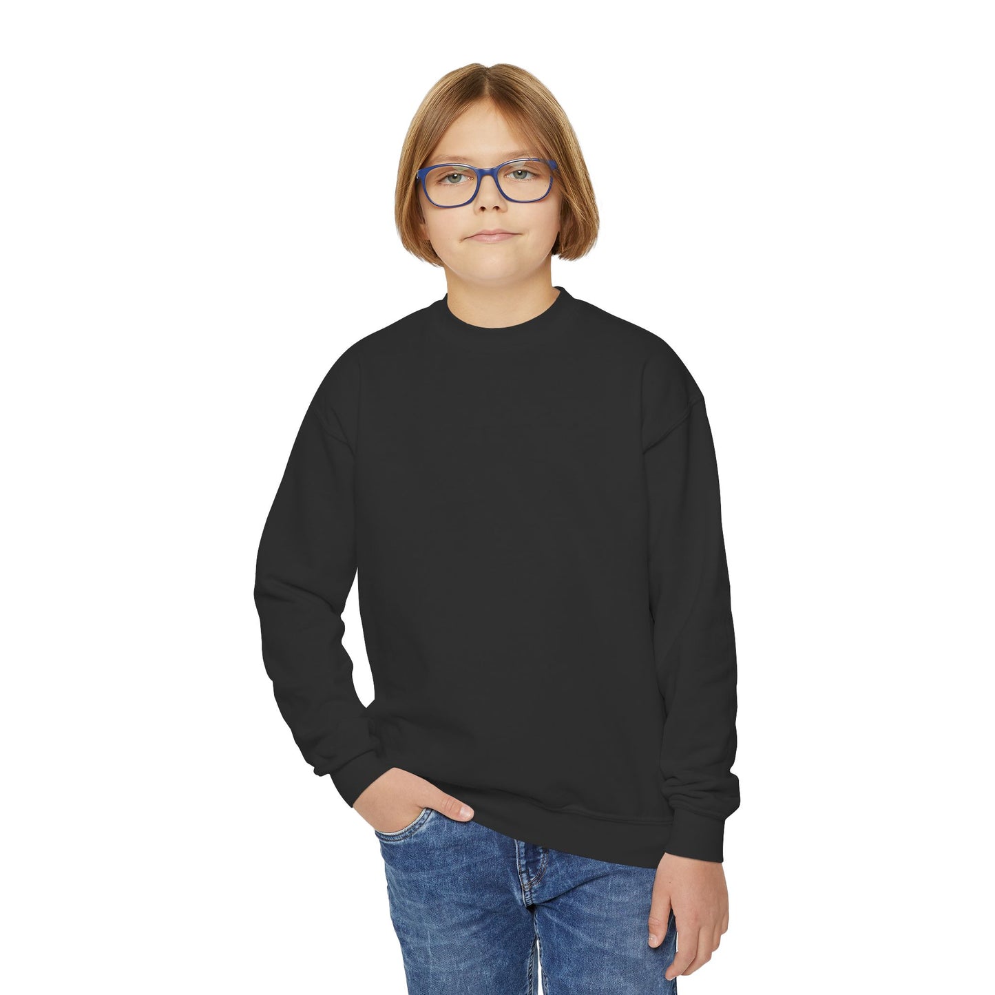 2 RAW - Youth Crewneck Sweatshirt
