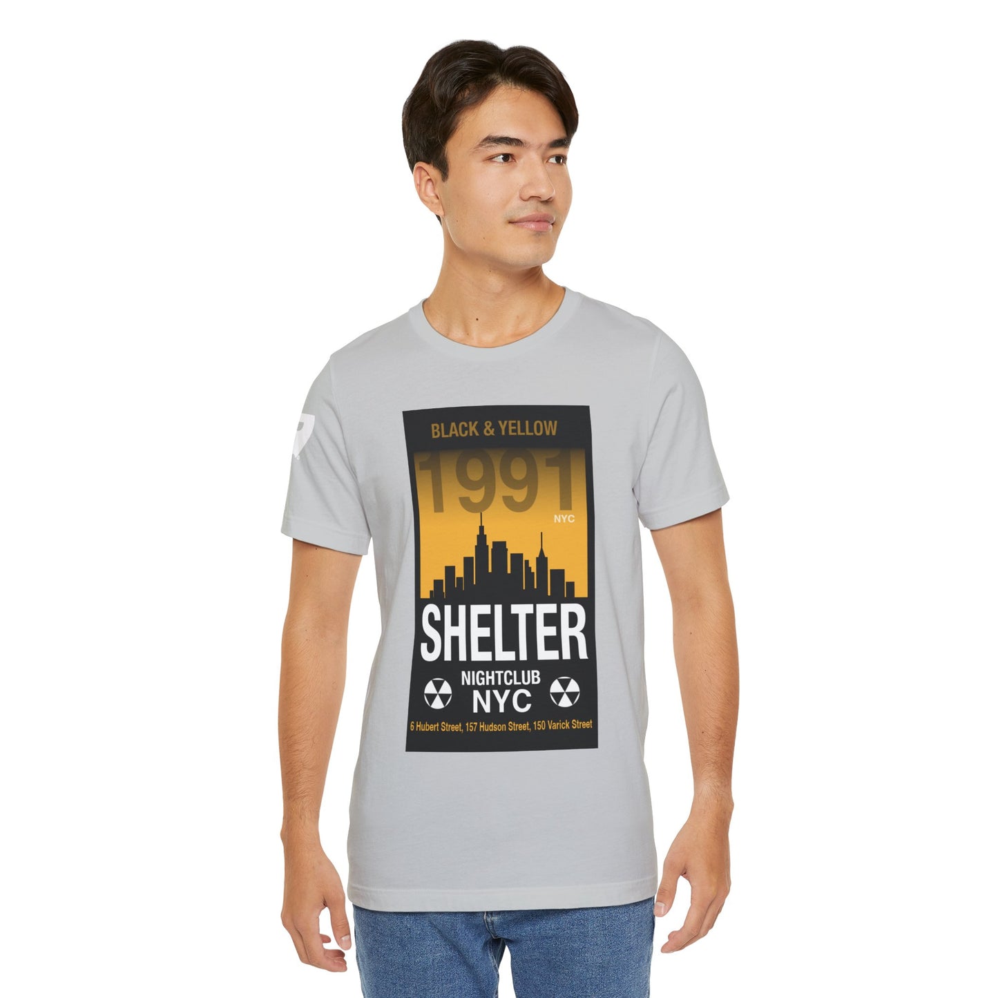 001 Club Shelter Unisex Short Sleeve Tee