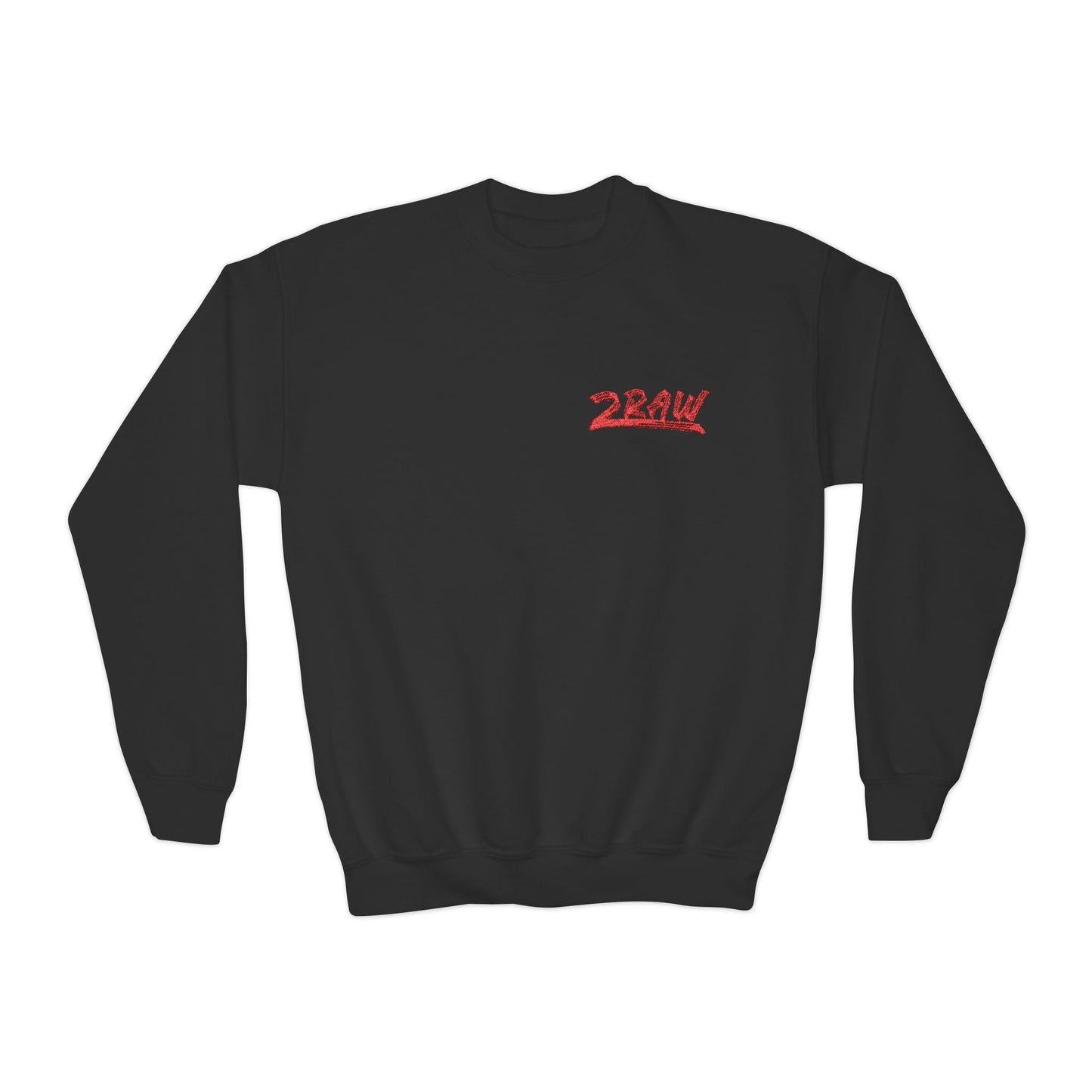 2 RAW - Youth Crewneck Sweatshirt