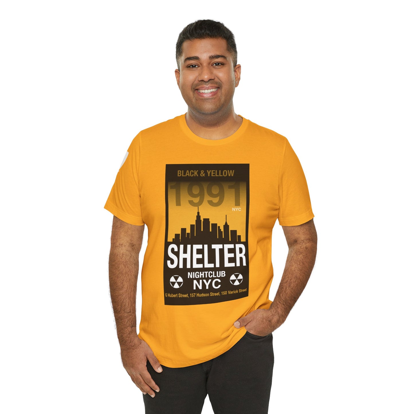 001 Club Shelter Unisex Short Sleeve Tee