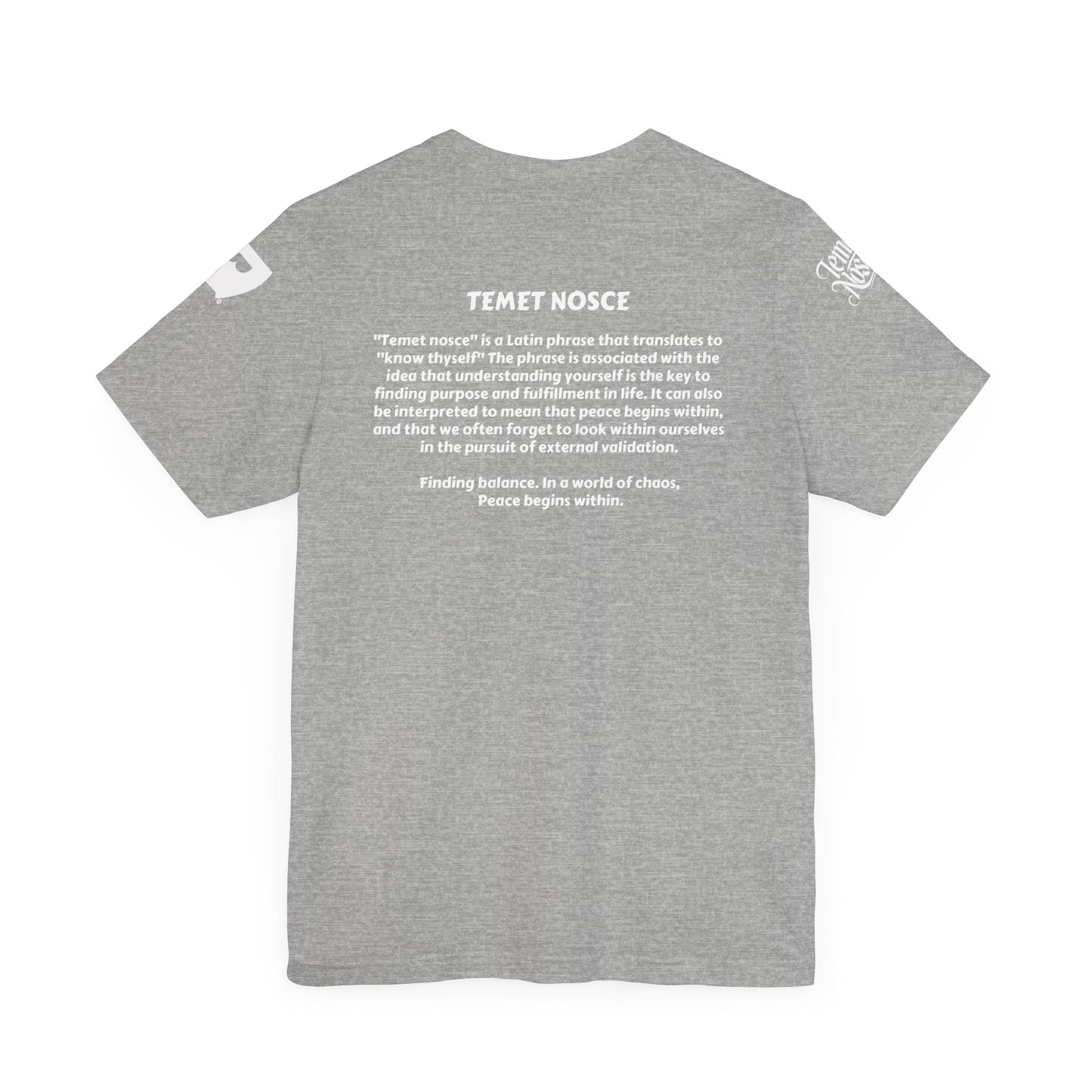 1 - Temet Nosce - Unisex Short Sleeve Tee