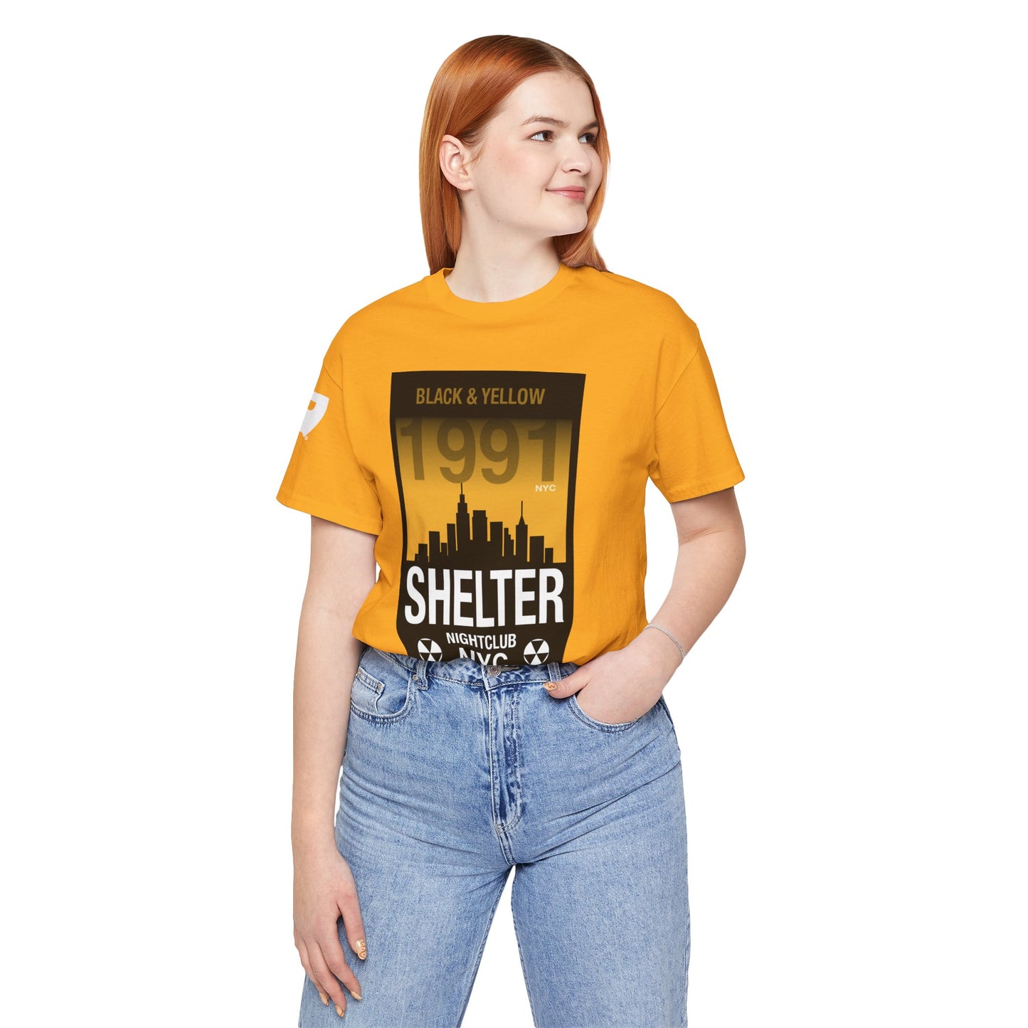 001 Club Shelter Unisex Short Sleeve Tee