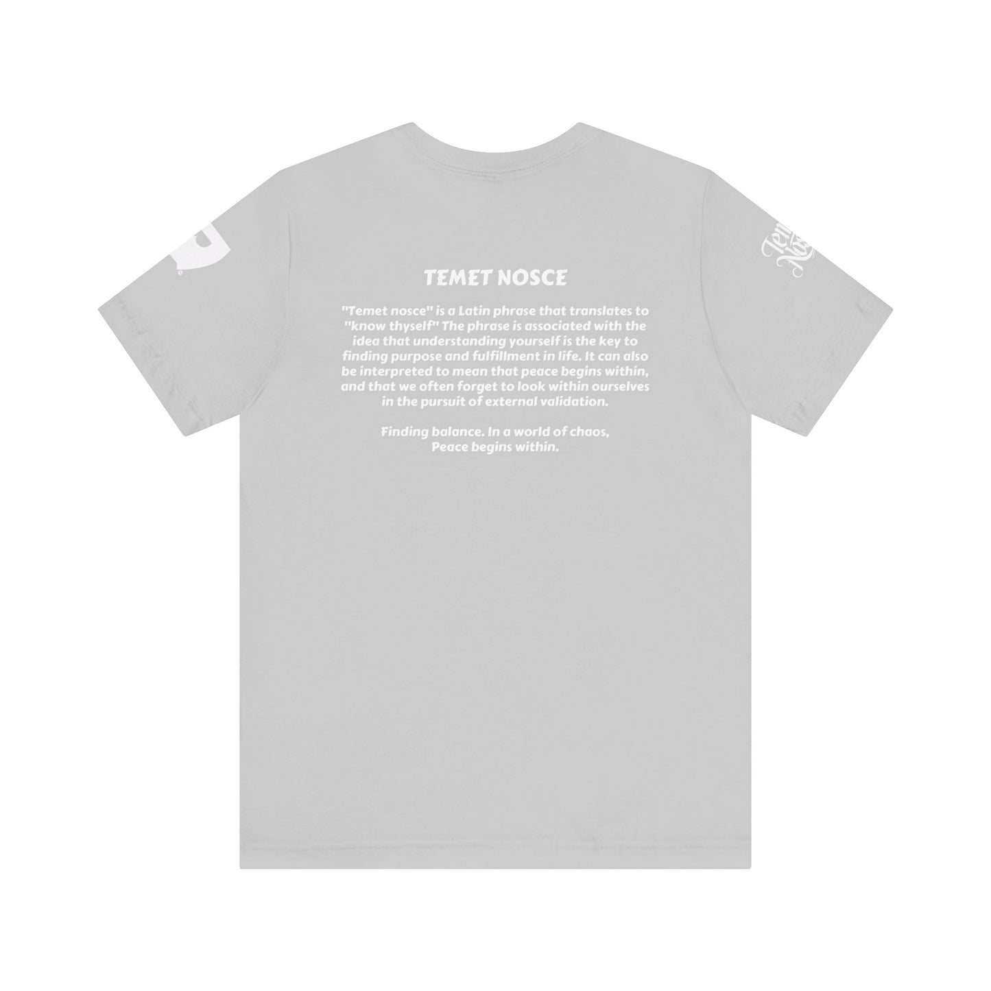 1 - Temet Nosce - Unisex Short Sleeve Tee