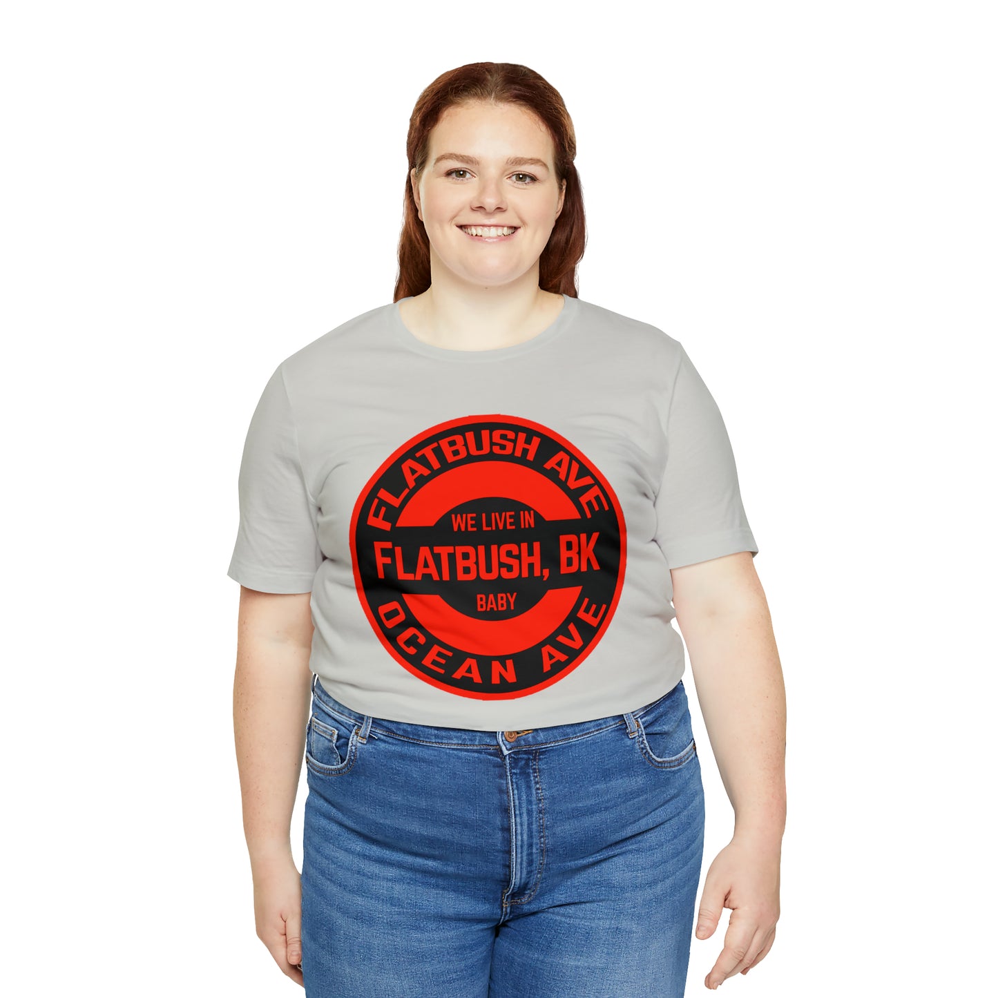 Flatbush, BK - Red - Unisex Jersey Short Sleeve Tee