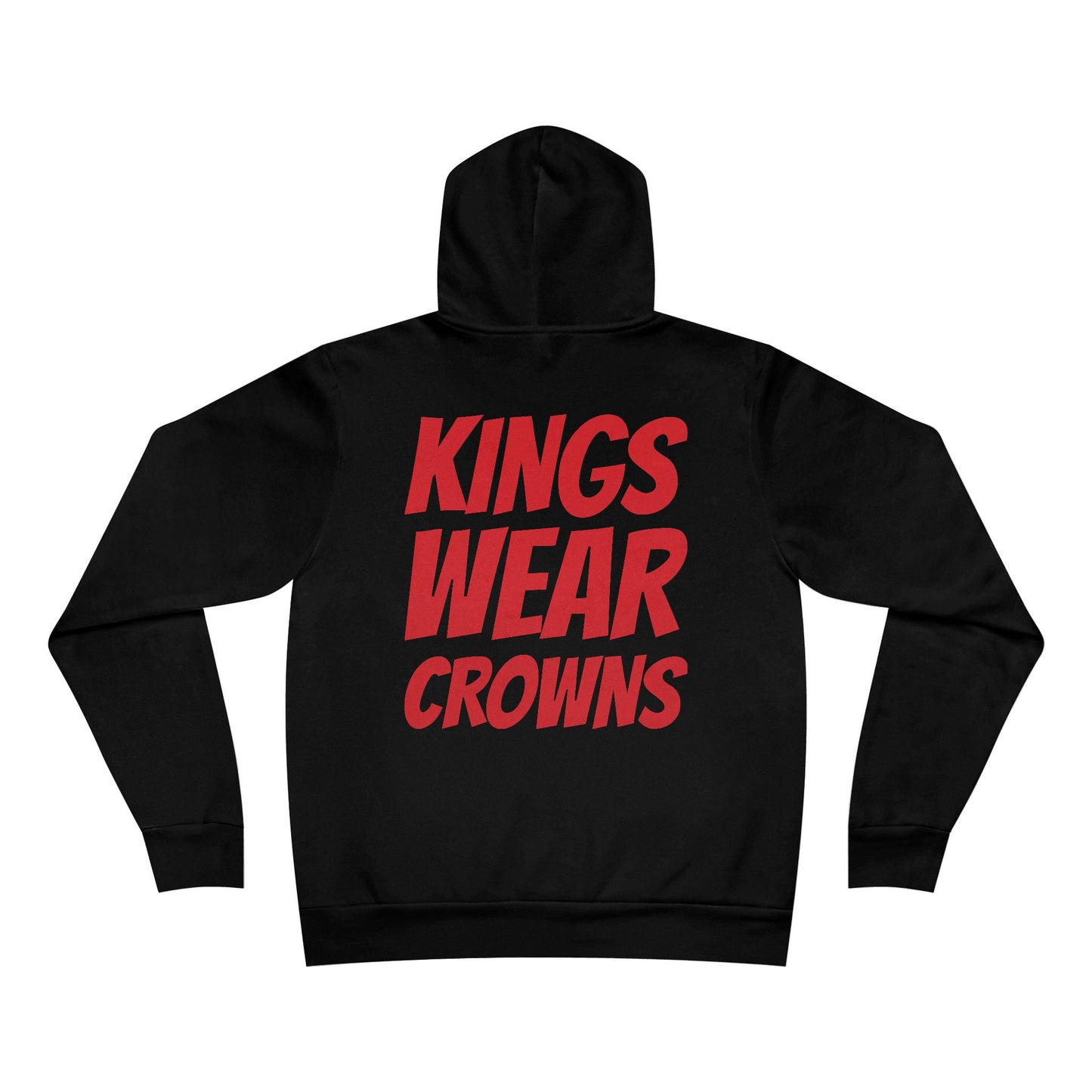 2RAW - KINGS WEAR CROWNS - Unisex Fleece Hoodie - Comfortable Streetwear for Bold Fashion Statements