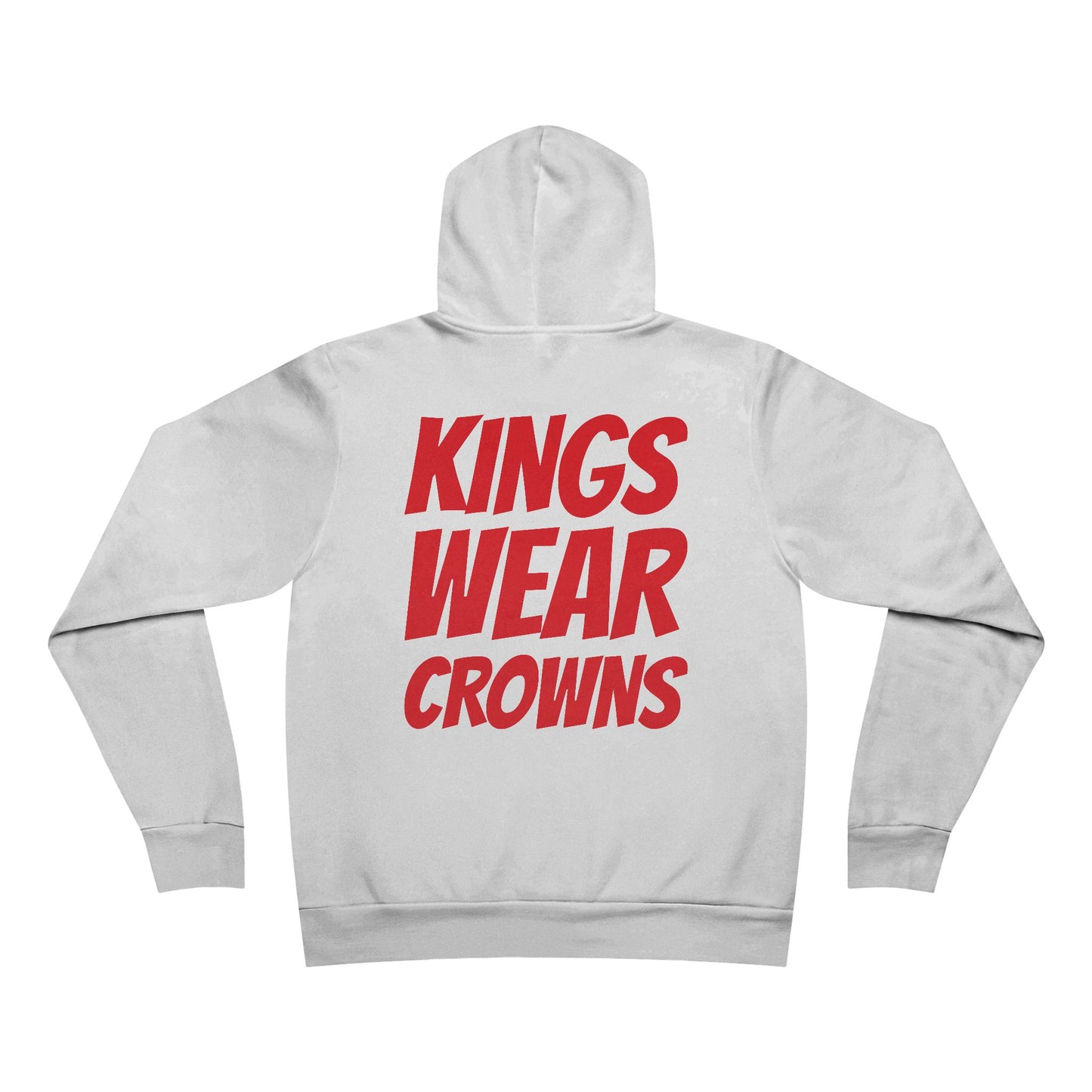 2RAW - KINGS WEAR CROWNS - Unisex Fleece Hoodie - Comfortable Streetwear for Bold Fashion Statements