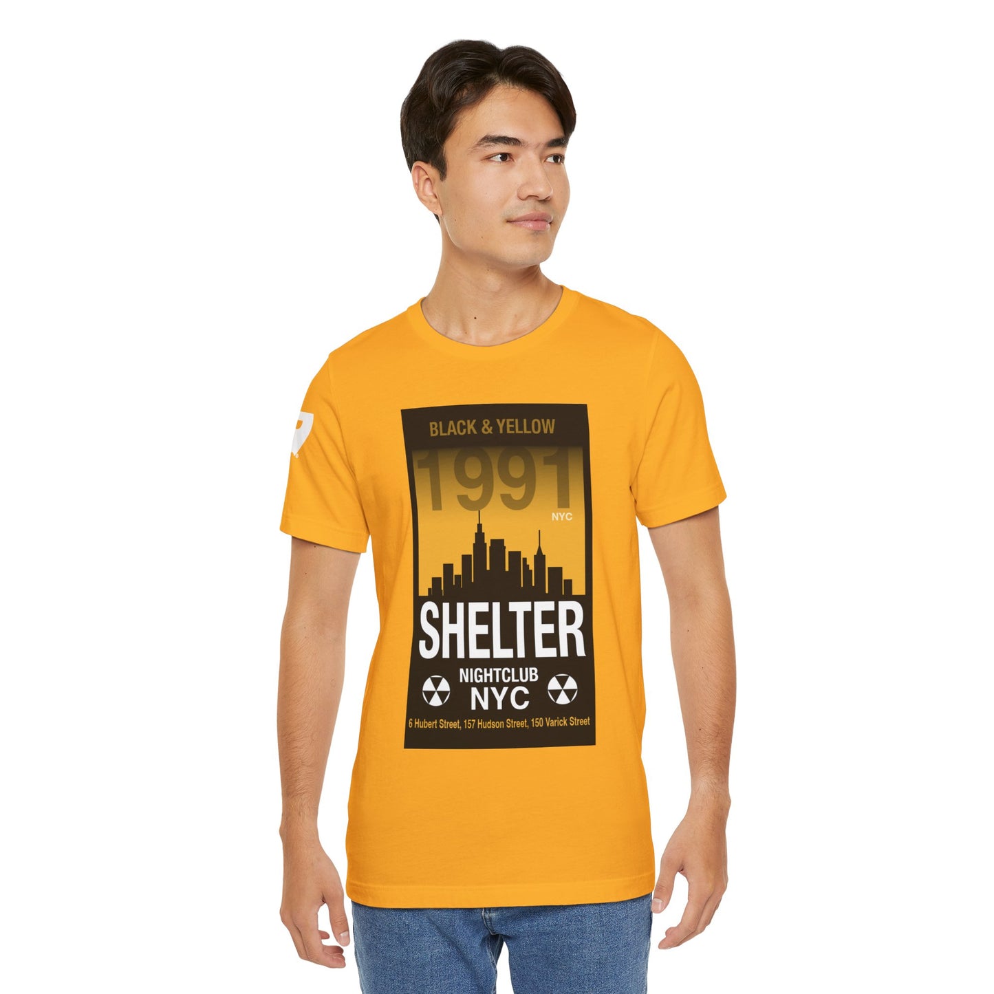 001 Club Shelter Unisex Short Sleeve Tee