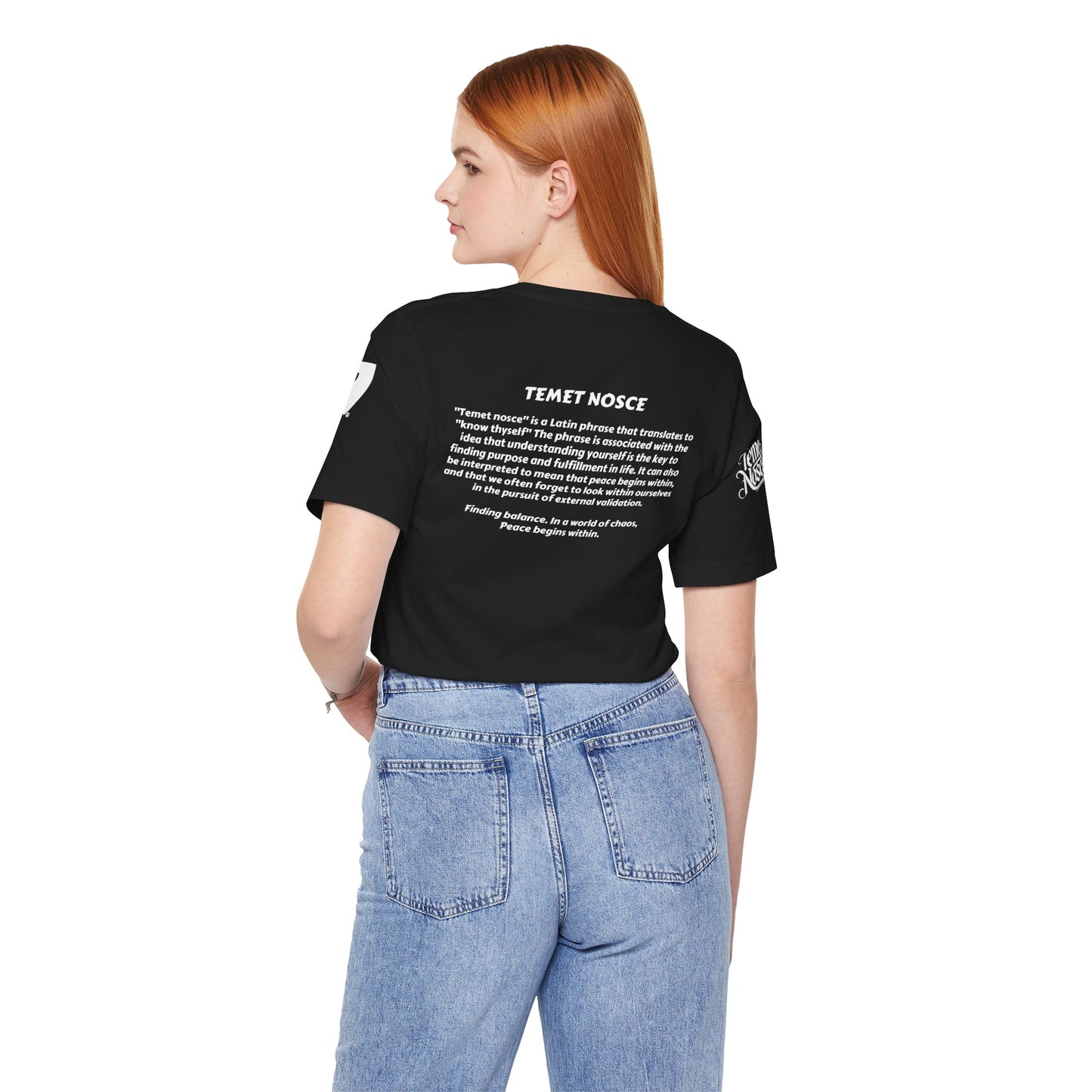 1 - Temet Nosce -Unisex Short Sleeve Tee