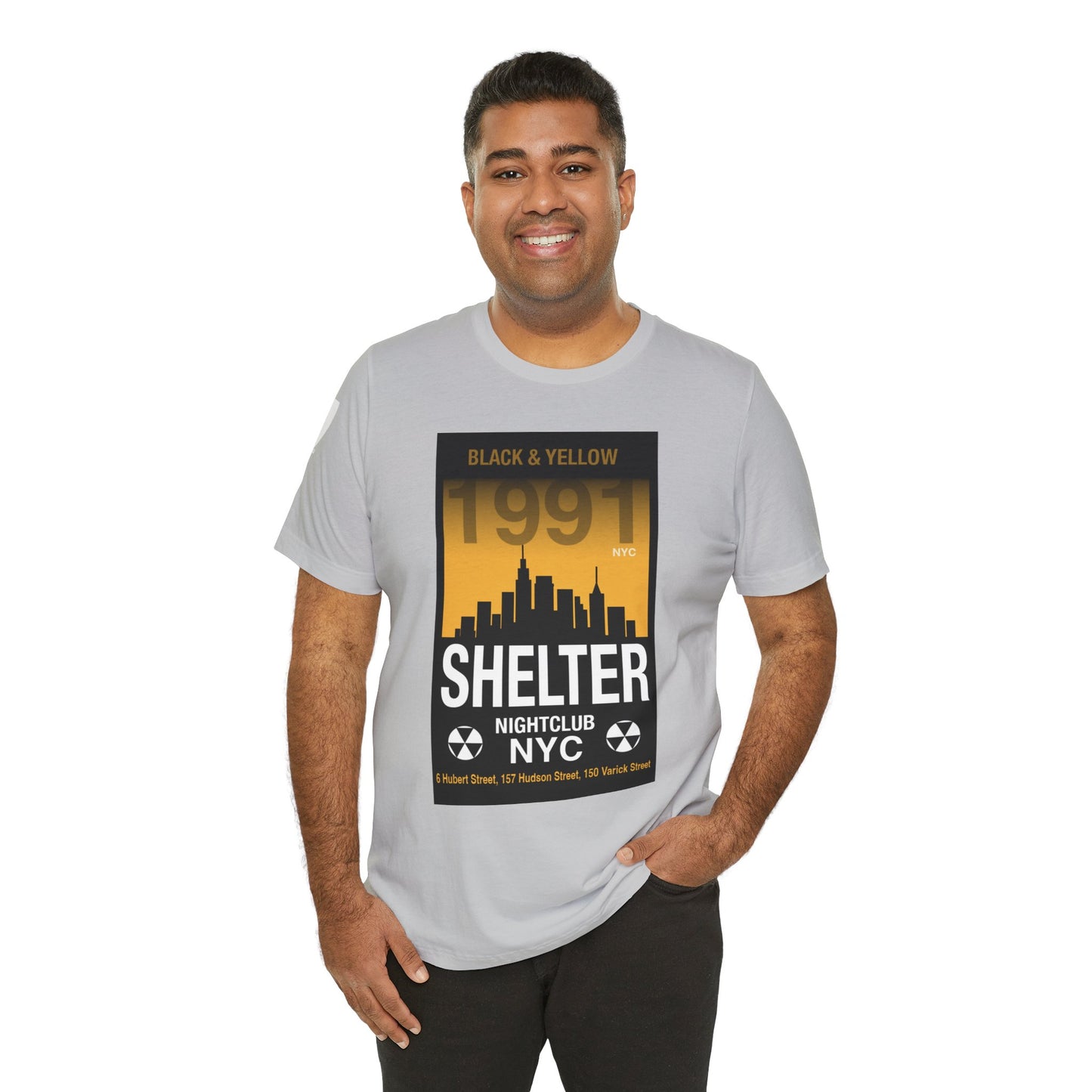 001 Club Shelter Unisex Short Sleeve Tee