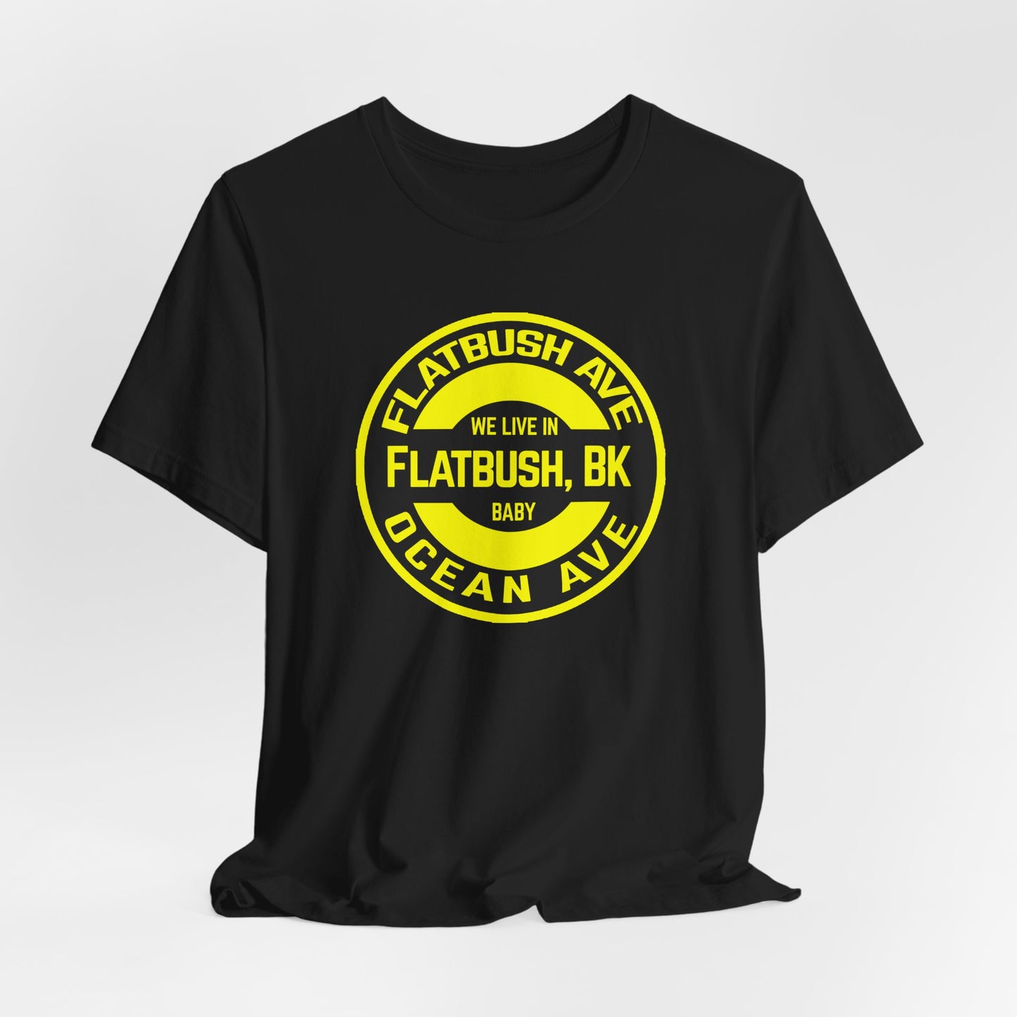 Flatbush, BK - Yellow - Unisex Jersey Short Sleeve Tee