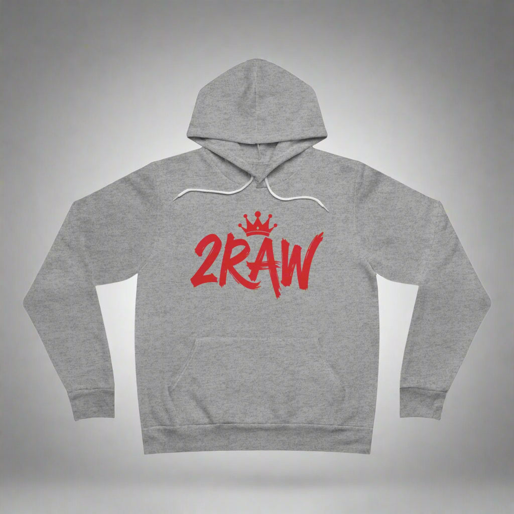 2RAW - KINGS WEAR CROWNS - Unisex Fleece Hoodie - Comfortable Streetwear for Bold Fashion Statements