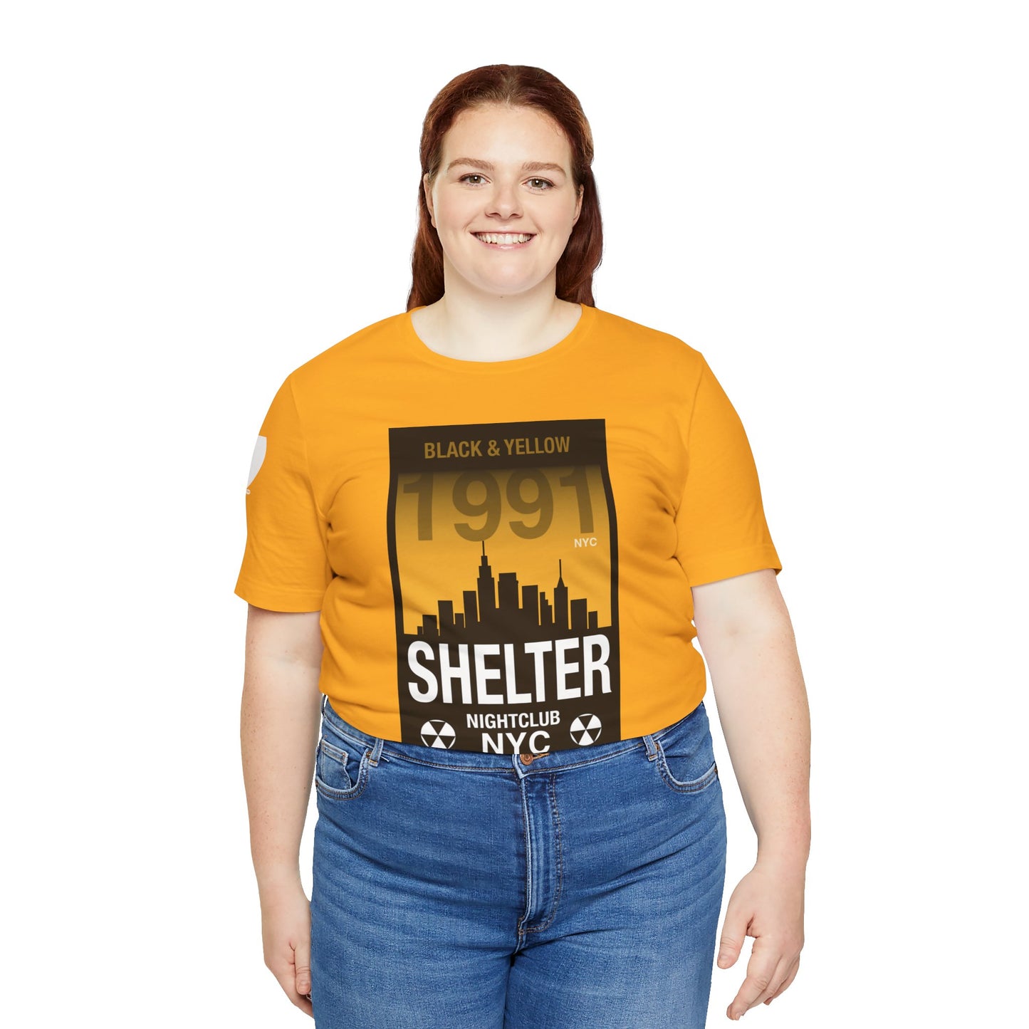 001 Club Shelter Unisex Short Sleeve Tee