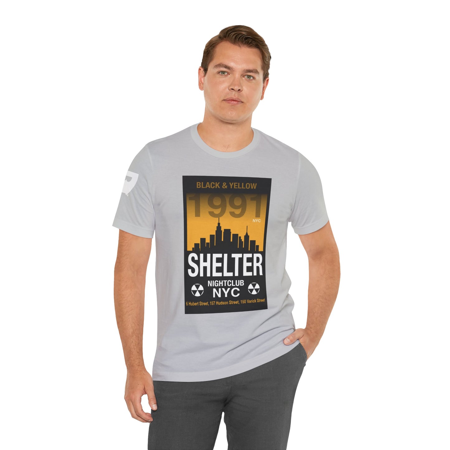 001 Club Shelter Unisex Short Sleeve Tee