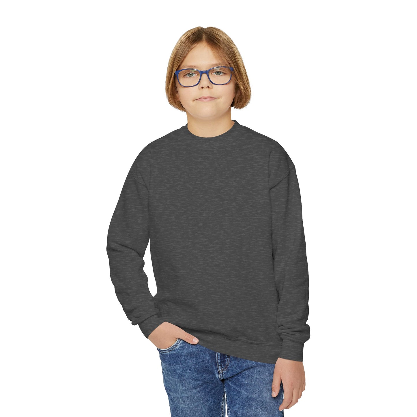 2 RAW - Youth Crewneck Sweatshirt