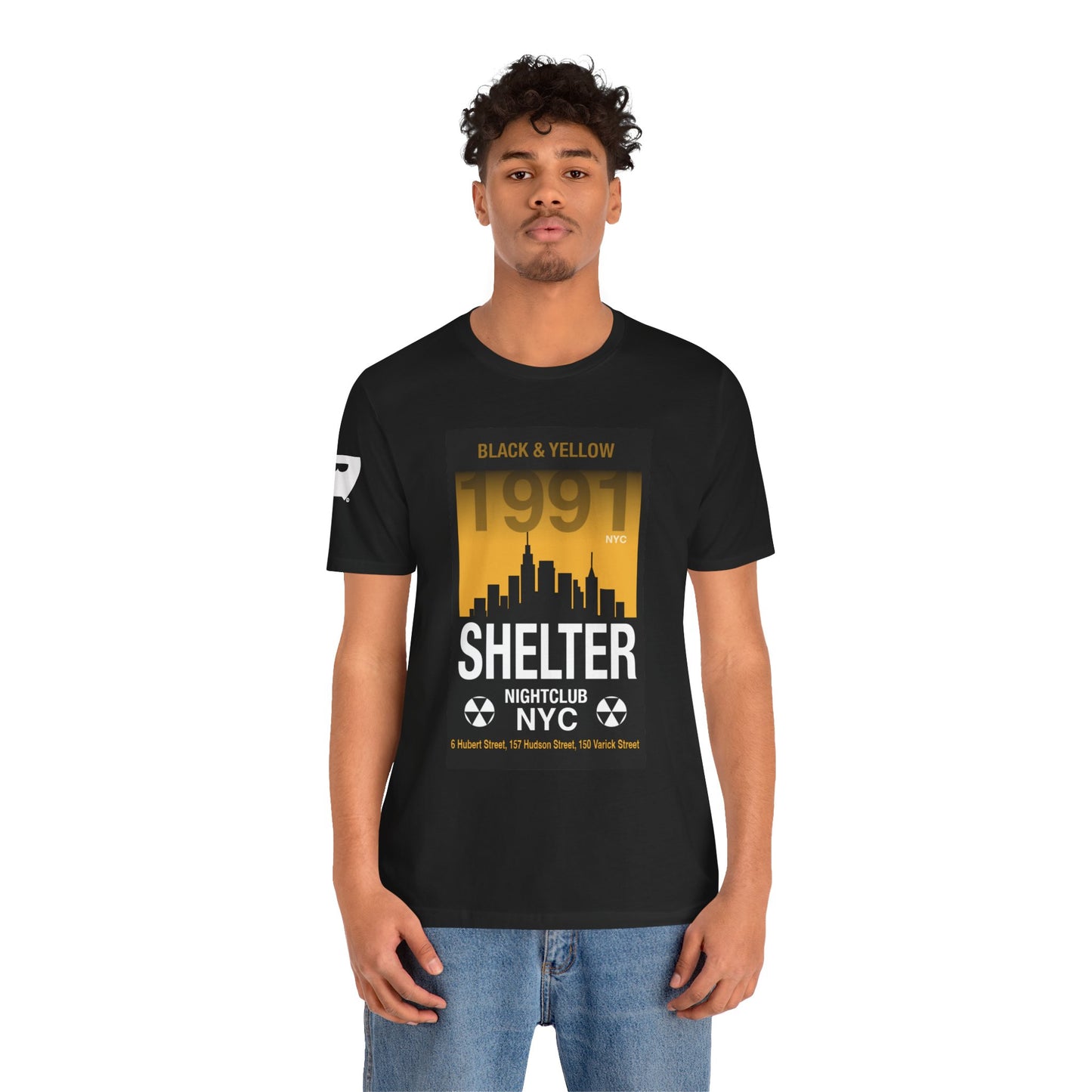 001 Club Shelter Unisex Short Sleeve Tee