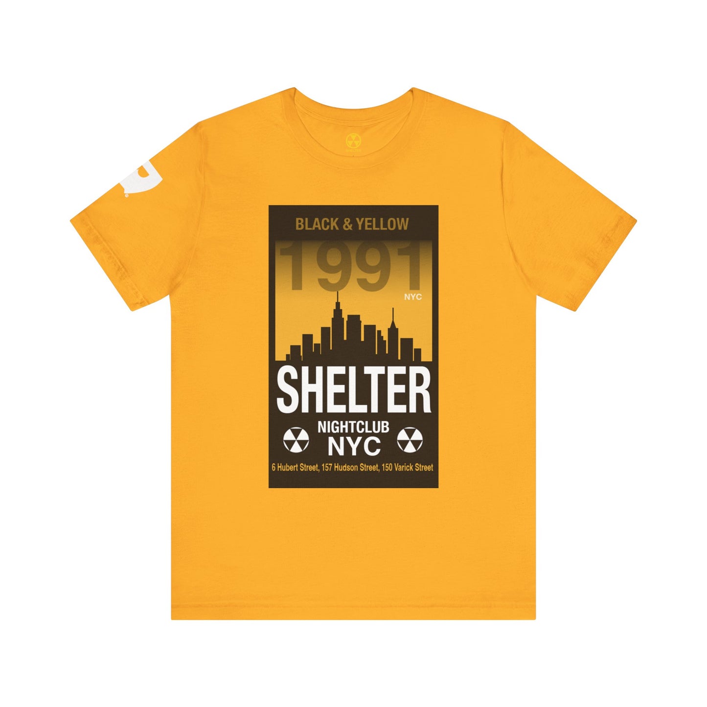 001 Club Shelter Unisex Short Sleeve Tee