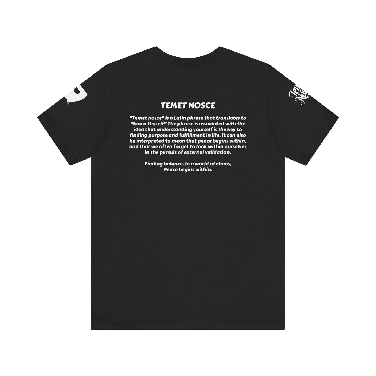 1 - Temet Nosce - Unisex Short Sleeve Tee