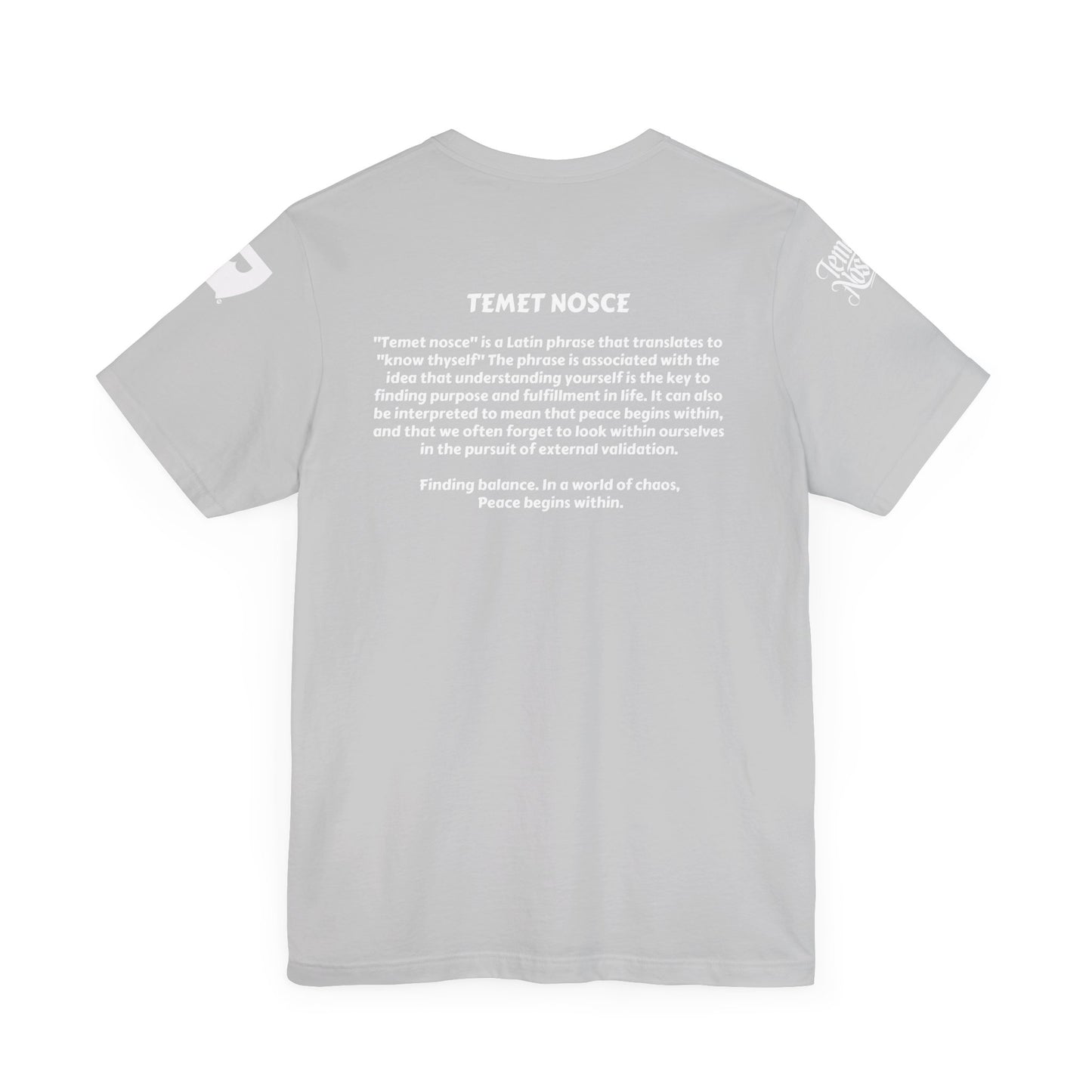 1 - Temet Nosce - Unisex Short Sleeve Tee