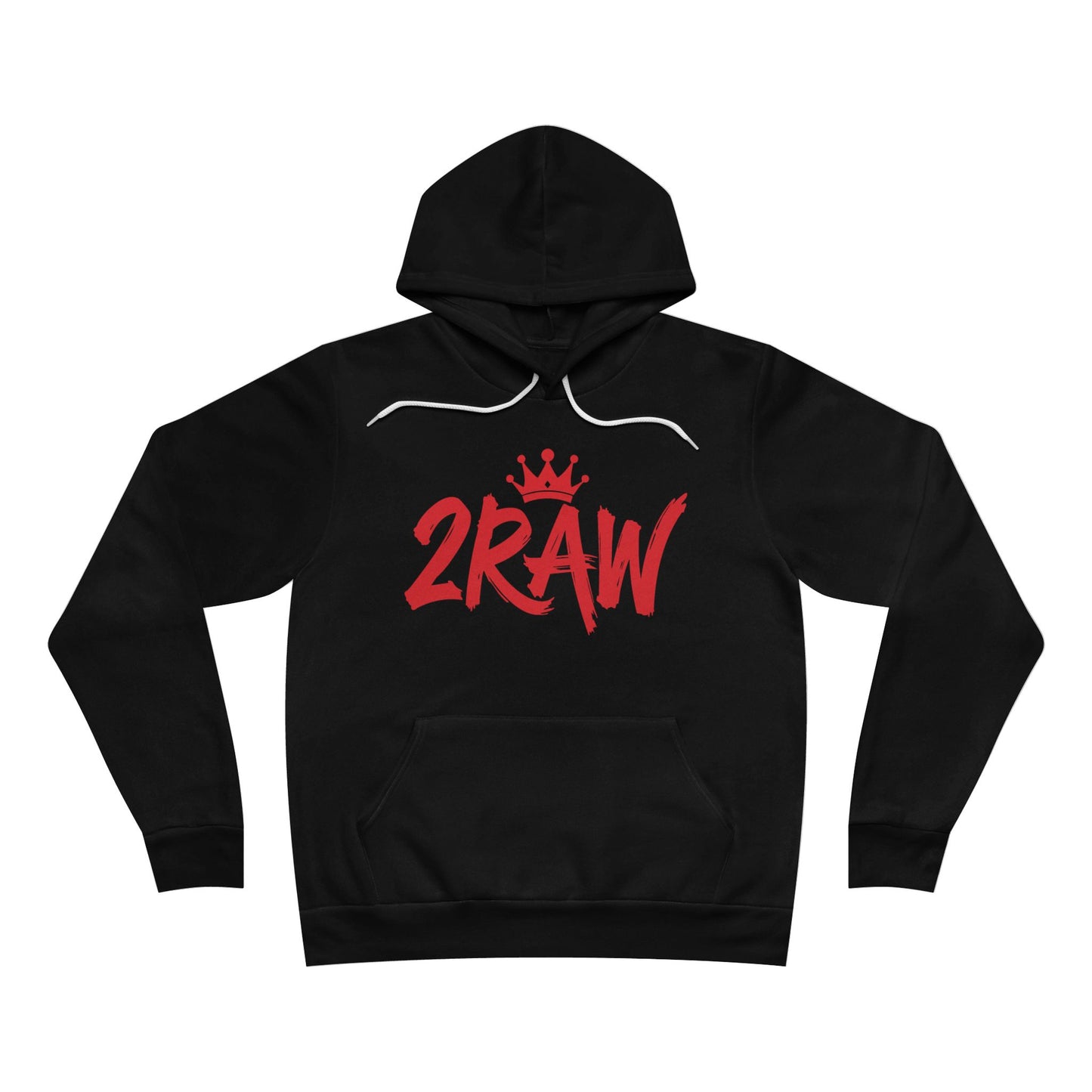 2RAW - KINGS WEAR CROWNS - Unisex Fleece Hoodie - Comfortable Streetwear for Bold Fashion Statements