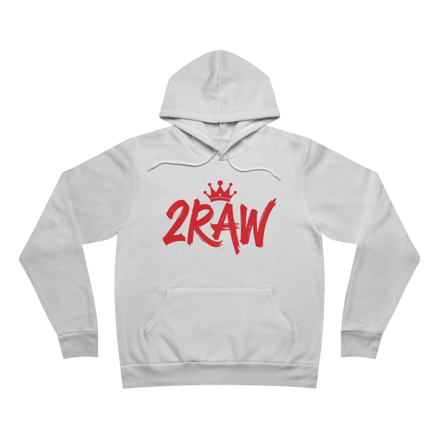 2RAW - KINGS WEAR CROWNS - Unisex Fleece Hoodie - Comfortable Streetwear for Bold Fashion Statements