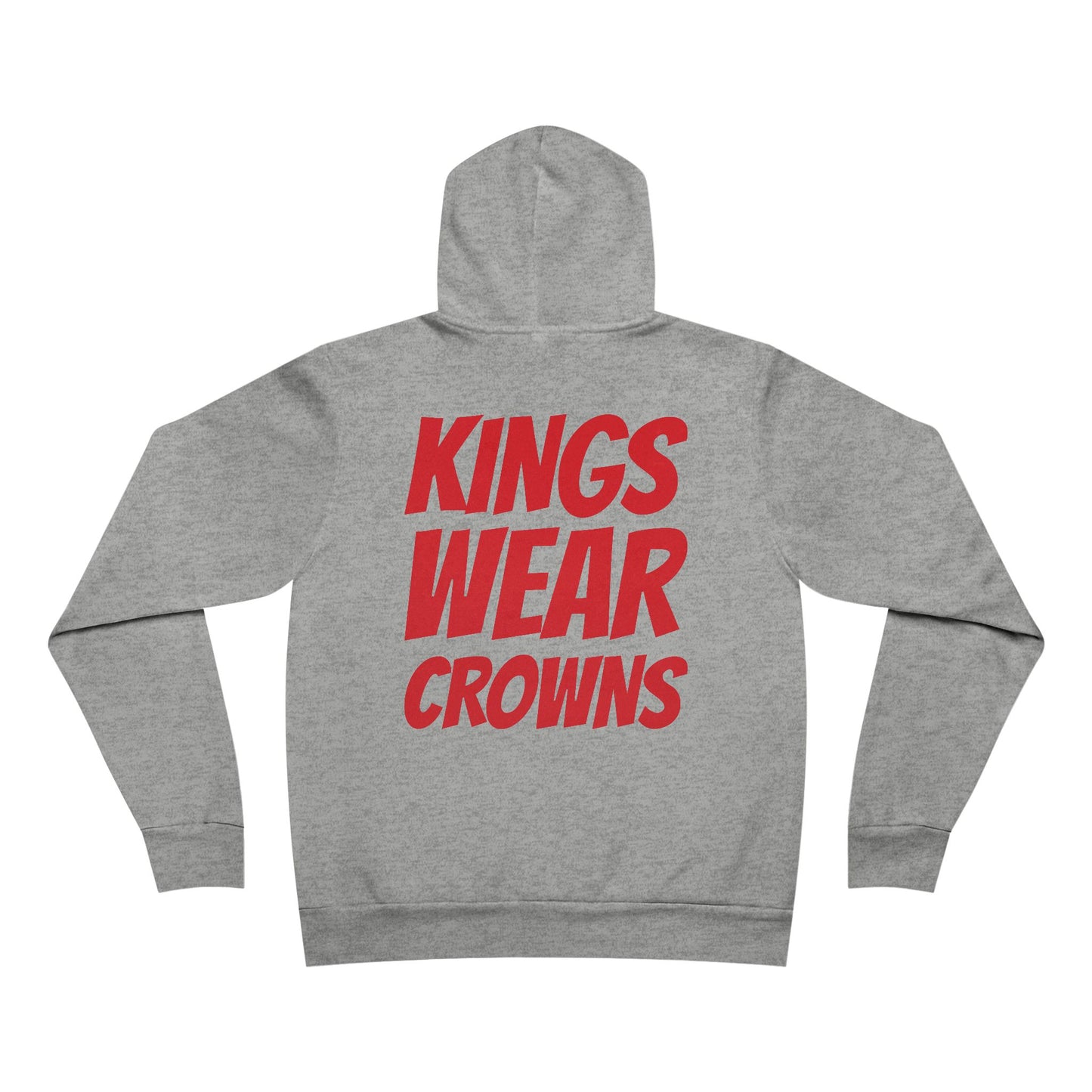 2RAW - KINGS WEAR CROWNS - Unisex Fleece Hoodie - Comfortable Streetwear for Bold Fashion Statements