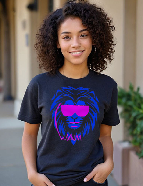 1 - Beastmode - Lion - Purple - Unisex Jersey Short Sleeve Tee