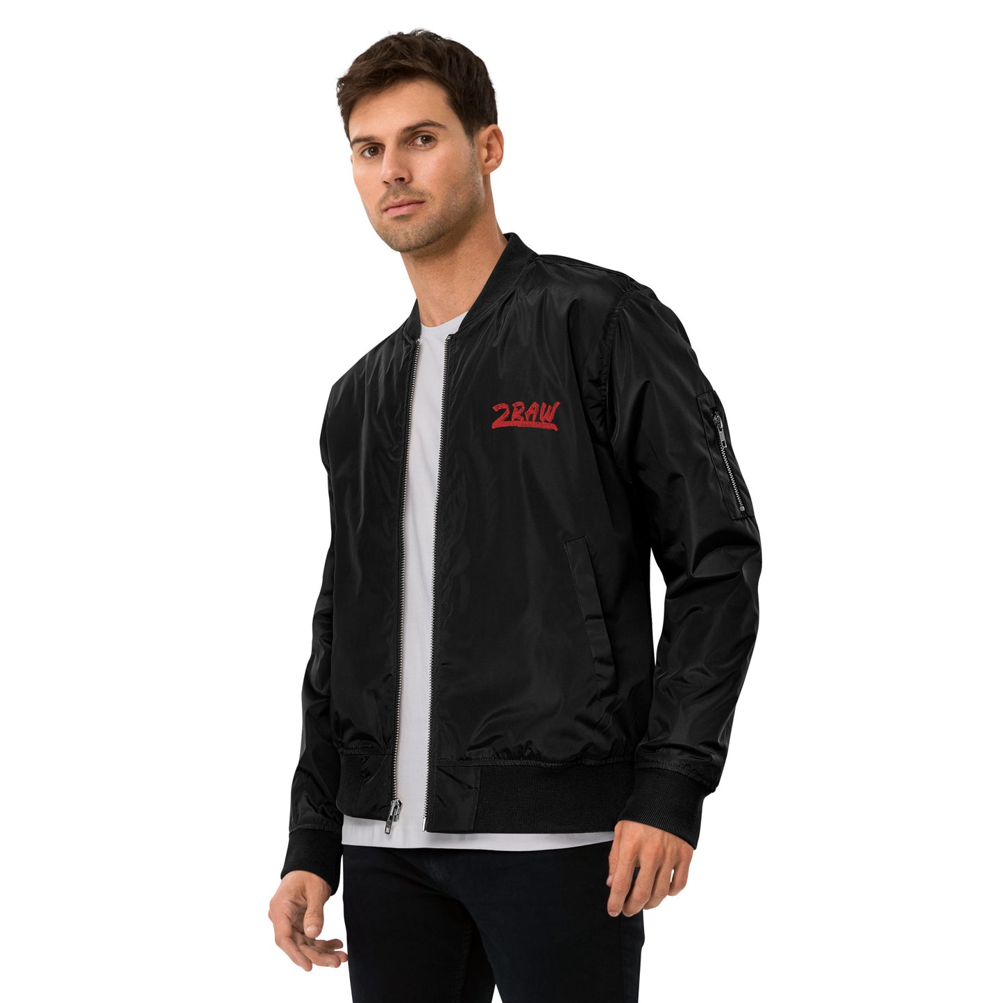 R - 2RAW Premium Bomber Jacket