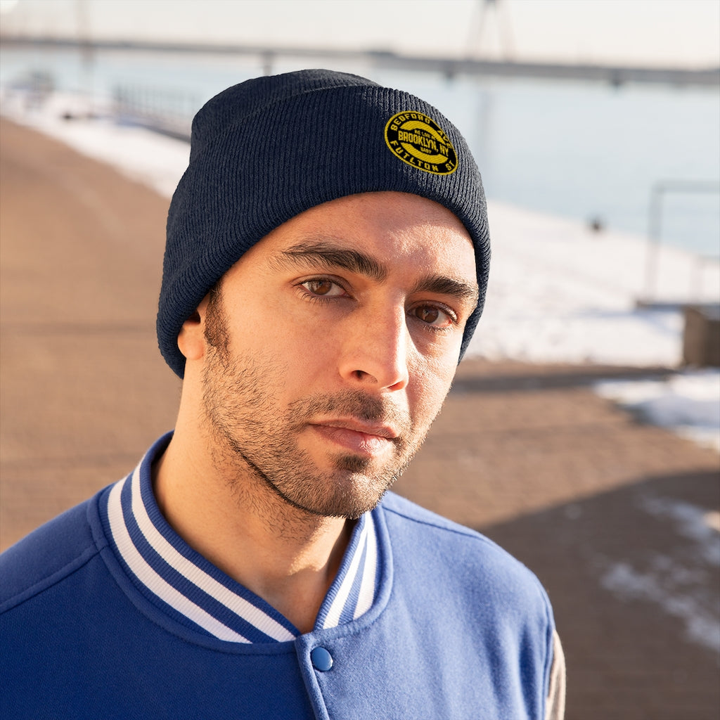 Brooklyn, Ny - Yellow - Knit Beanie