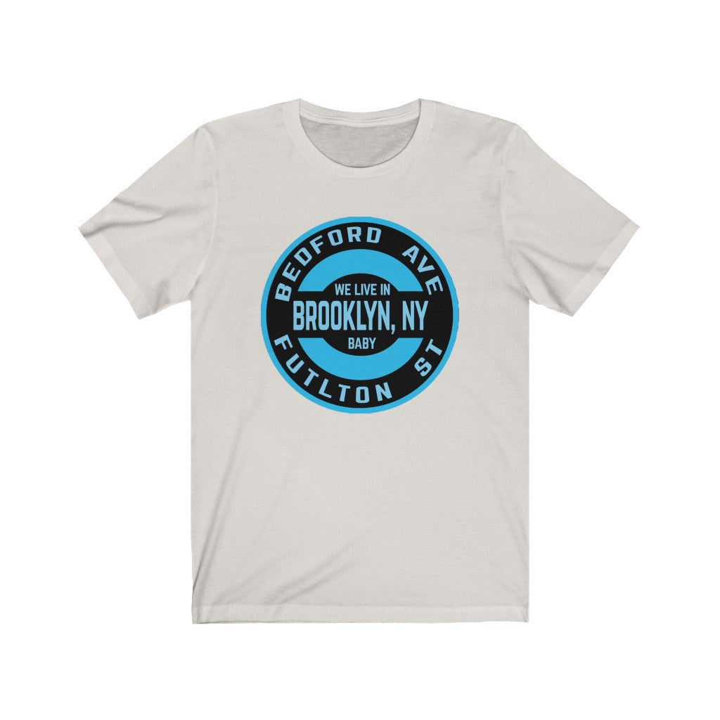 Brooklyn, NY - Blue - Unisex Jersey Short Sleeve Tee