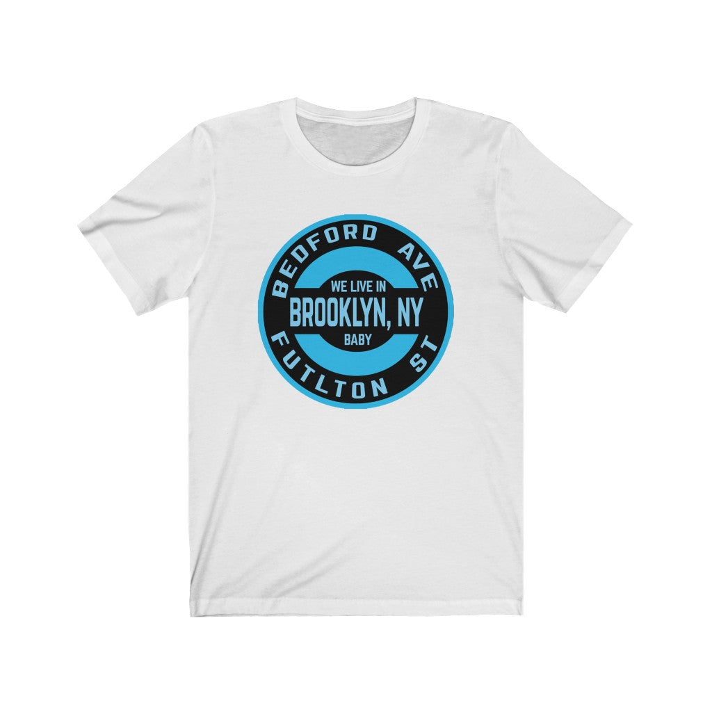 Brooklyn, NY - Blue - Unisex Jersey Short Sleeve Tee