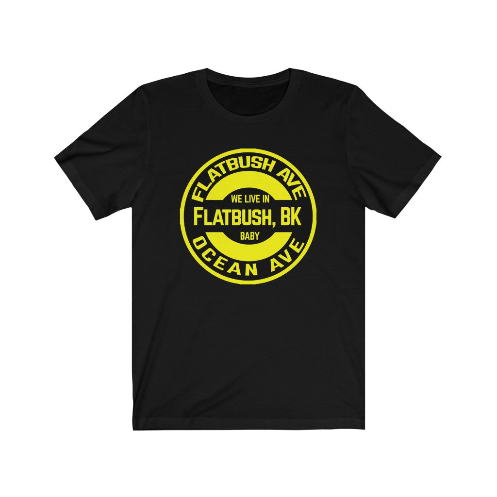 Flatbush, BK - Yellow - Unisex Jersey Short Sleeve Tee
