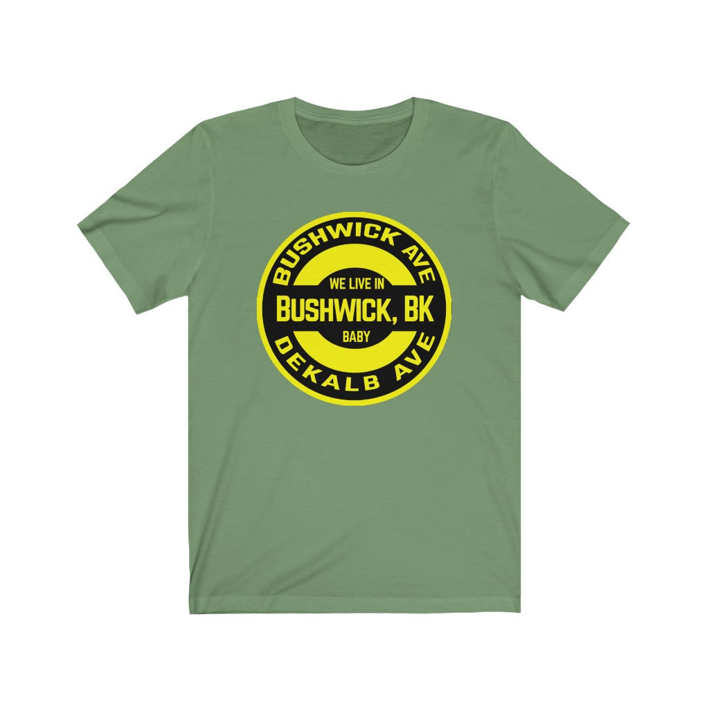 Bushwick, BK - Yellow - Unisex Jersey Short Sleeve Tee