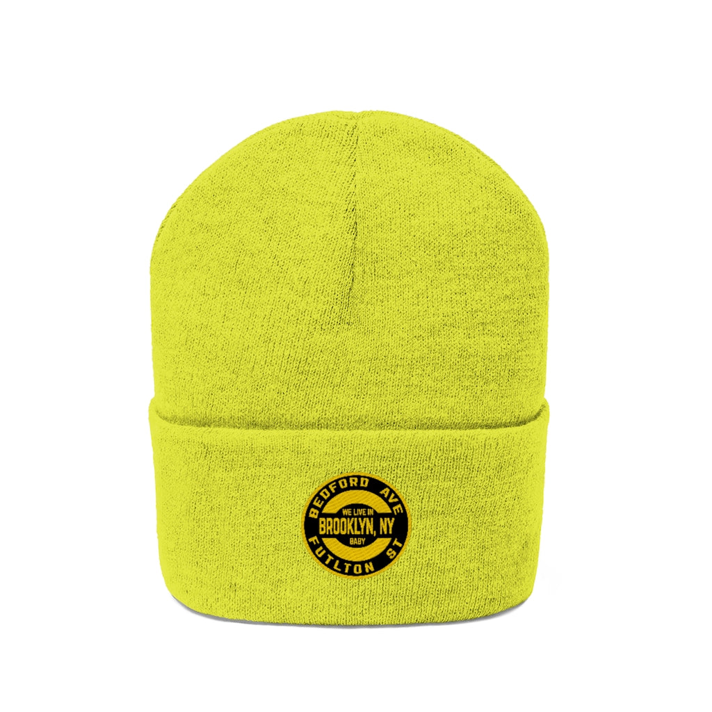 Brooklyn, Ny - Yellow - Knit Beanie