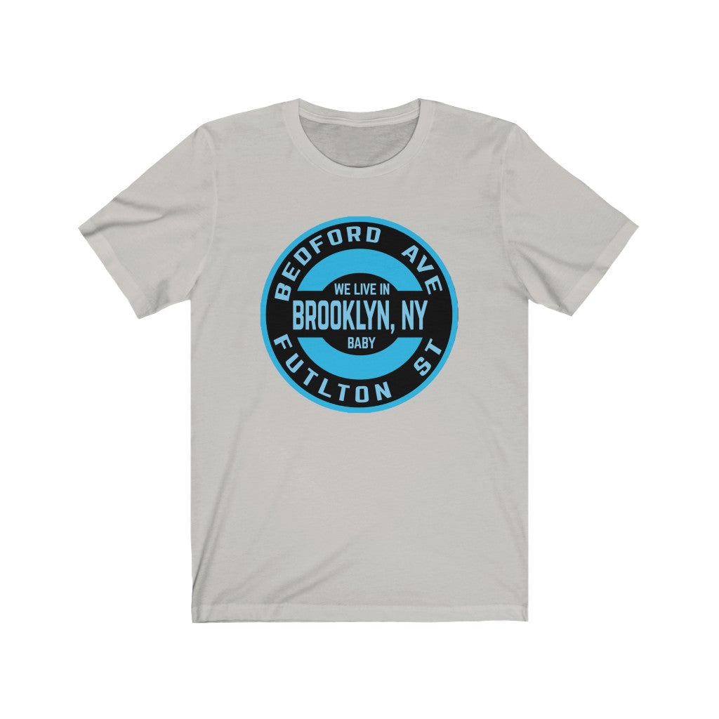 Brooklyn, NY - Blue - Unisex Jersey Short Sleeve Tee